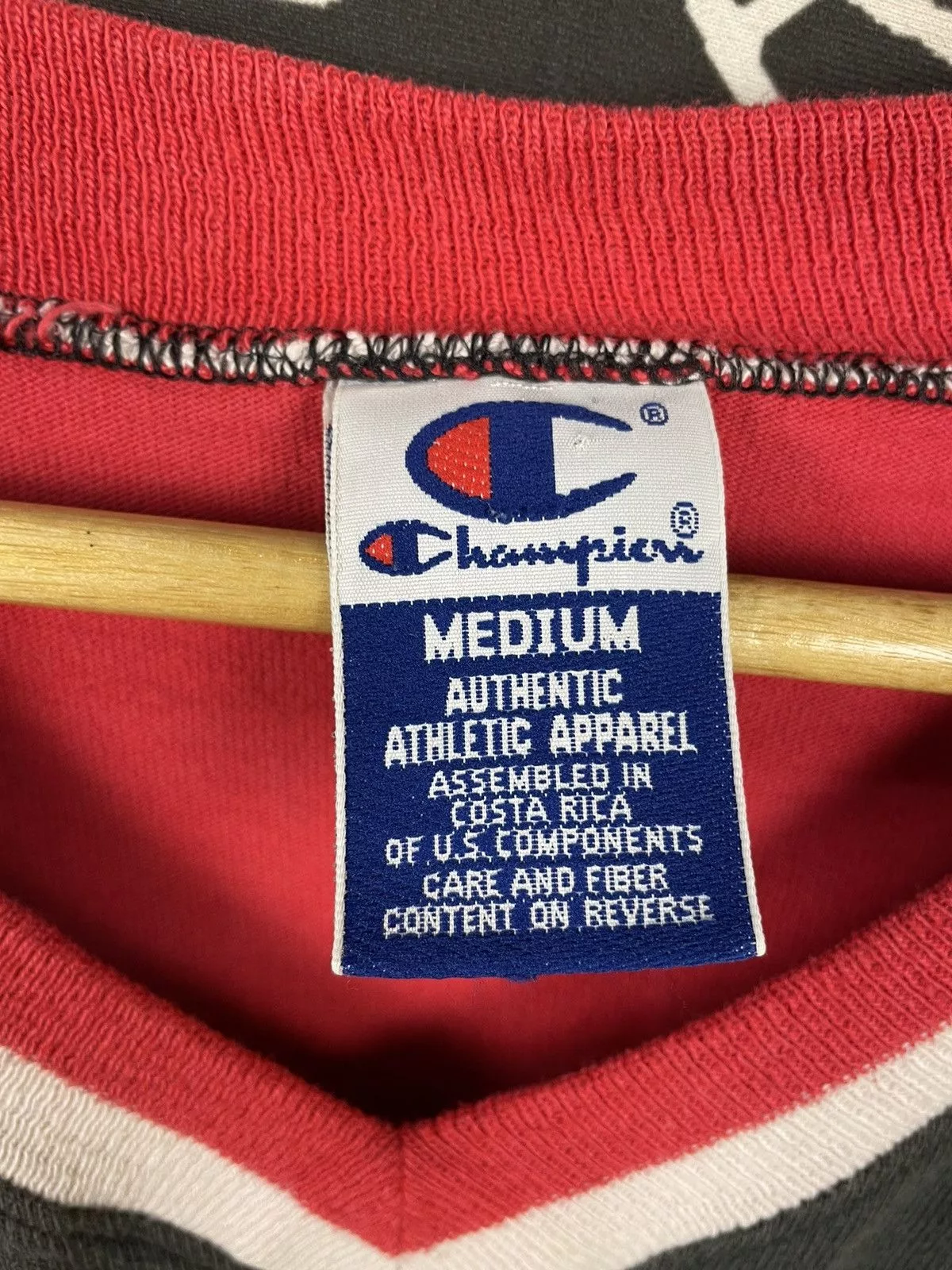 Champion Short Sleeve T Shirts Champion × NBA Vintage Champion X Chicago Bulls Embroided Logo Multi