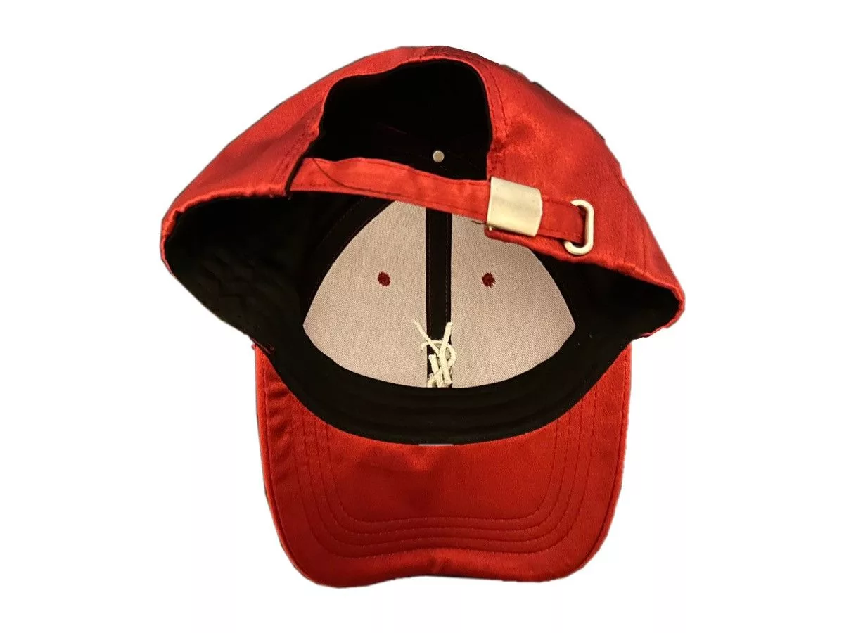 Vintage Hats Vintage Custom YSL Satin Red Hat