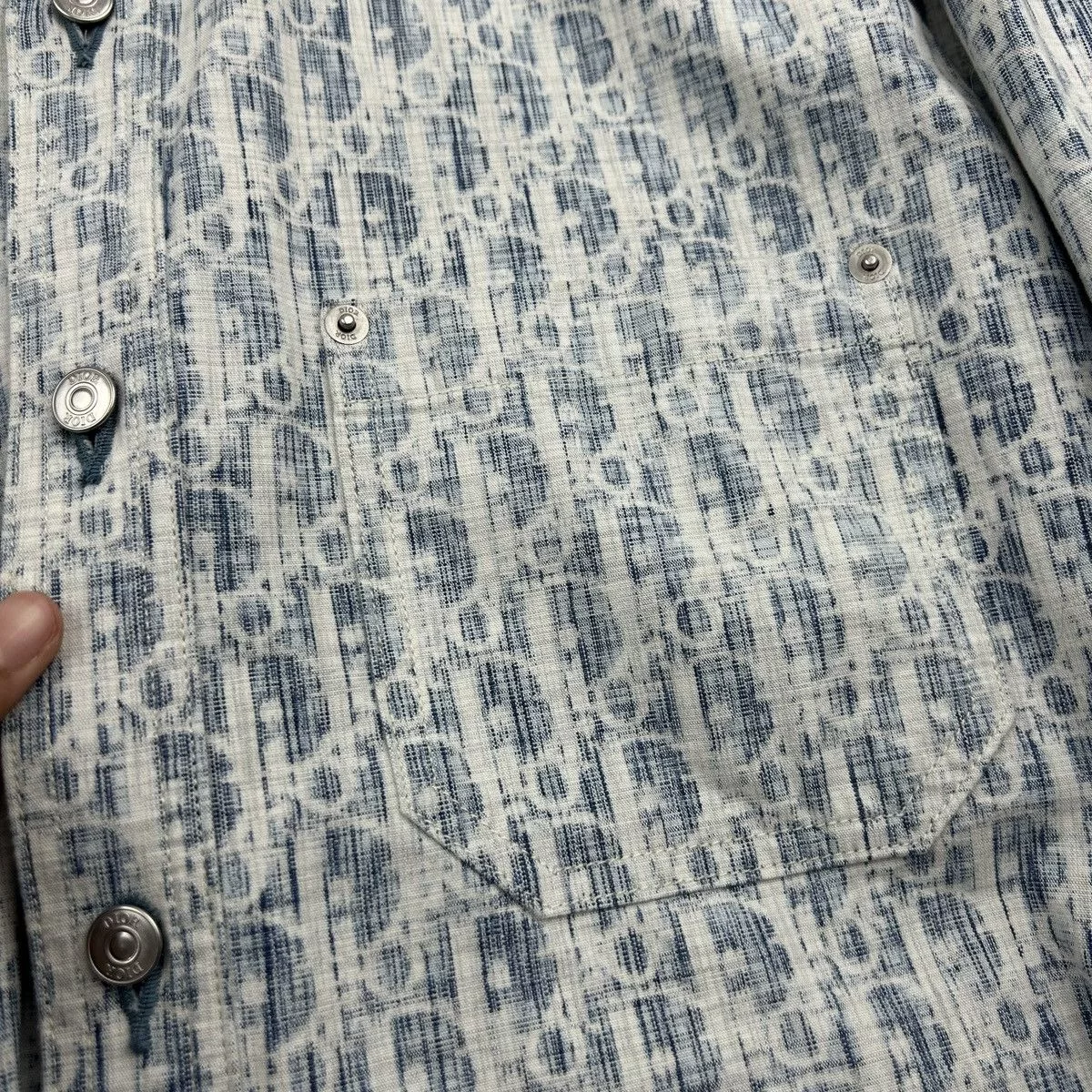 Dior Shirts Button Ups Dior oblique shirt Blue