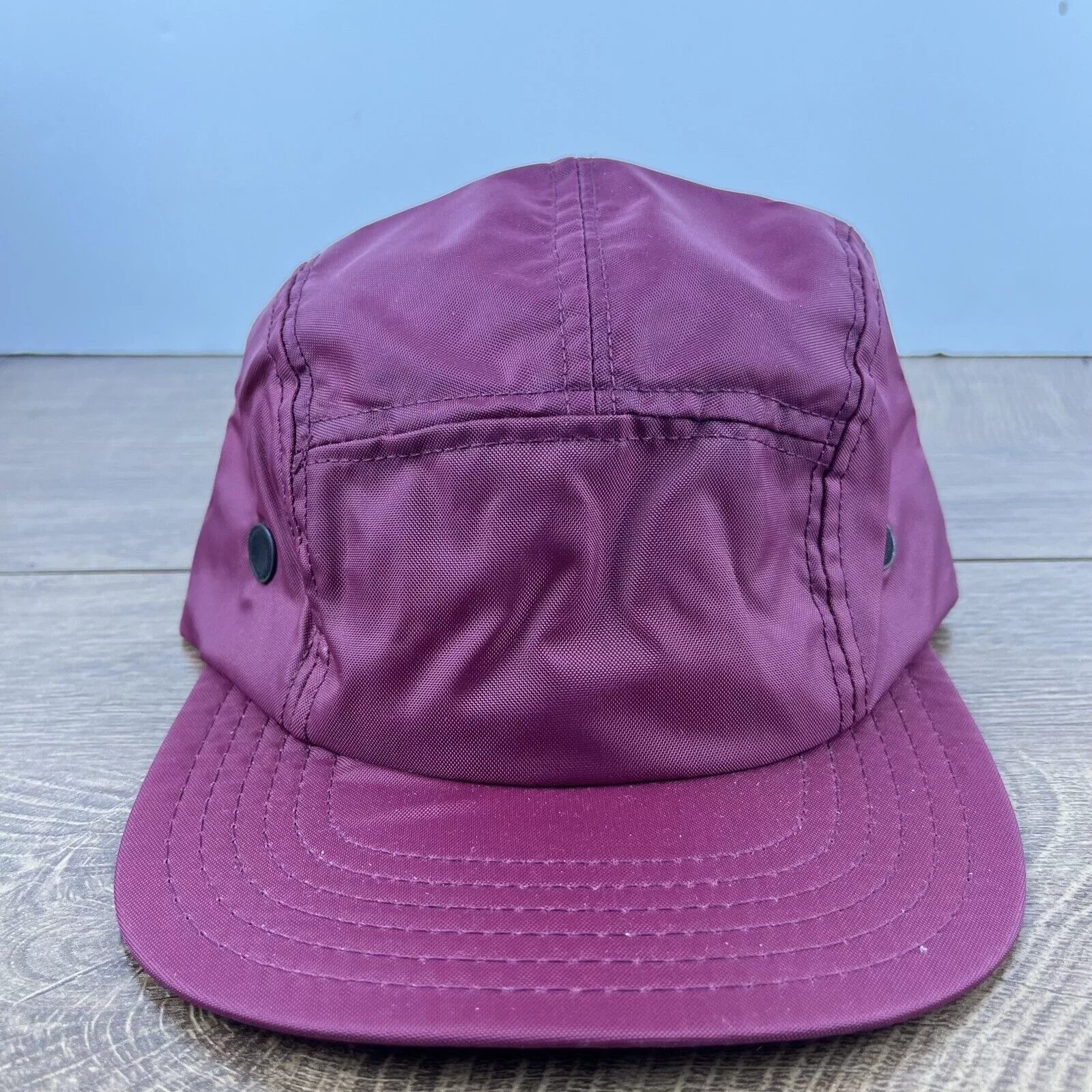 Other Hats Other Maroon Red Running Hat Athletic Cap Red Adjustable Hat Red A