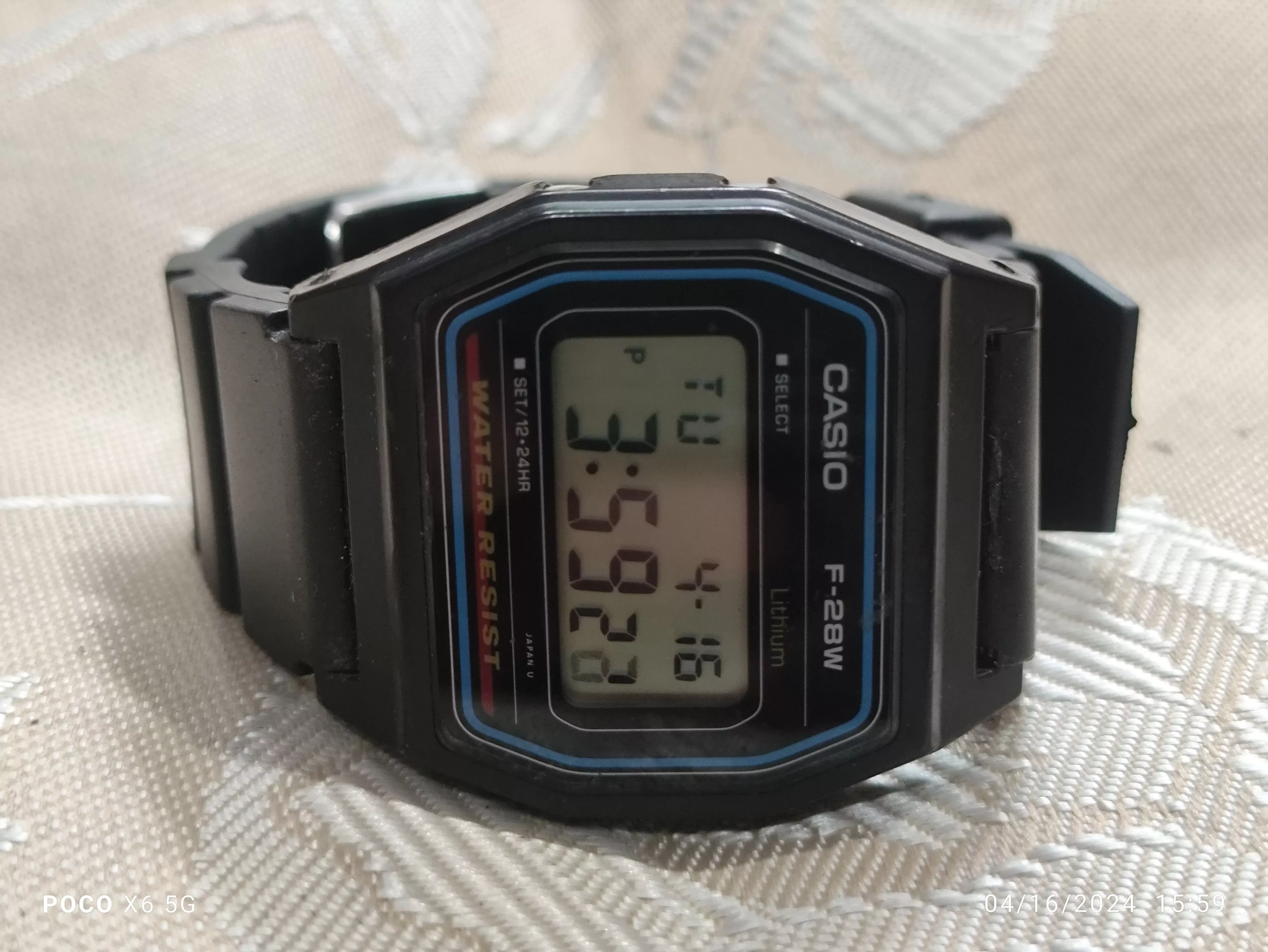 Casio Jewelry Watches Casio × Japanese Brand × Vintage Vintage CASIO DIGITAL F20W (JAPAN AUTHENTIC) Black