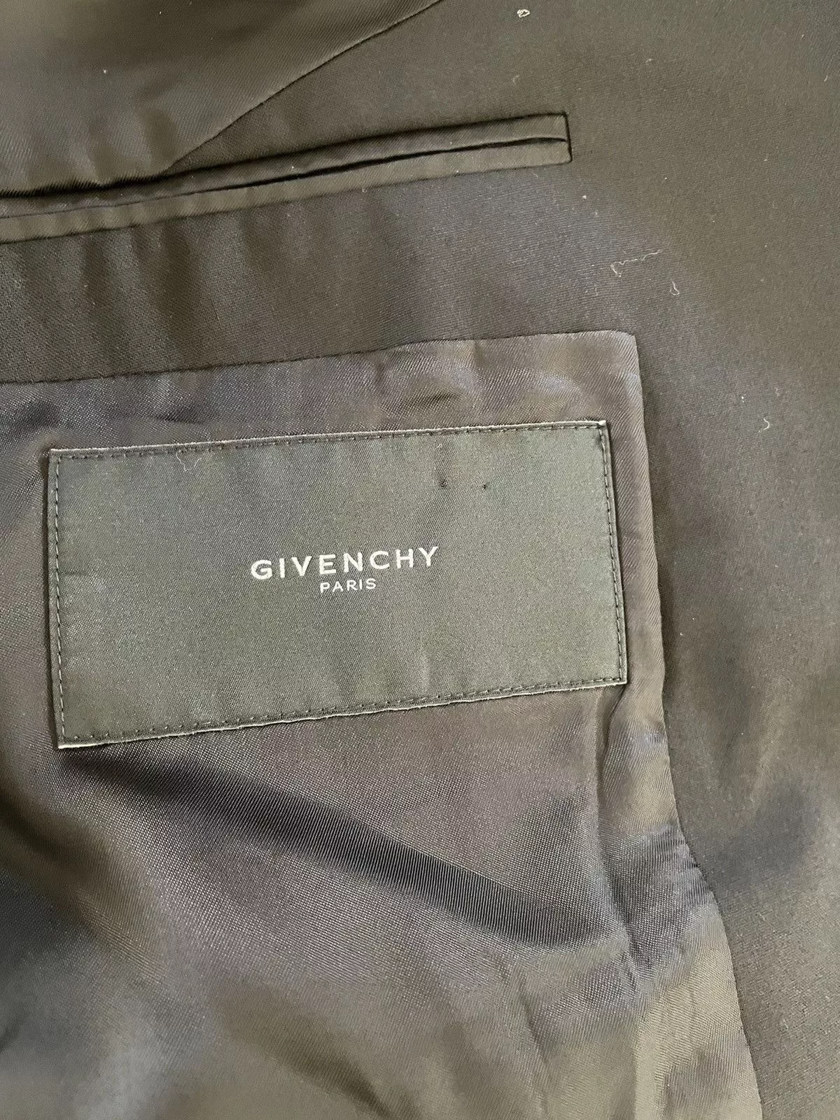 Givenchy Blazers Givenchy Slim Fit Wool Jacket Black
