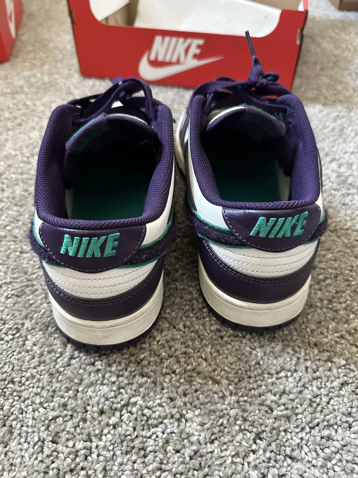 Nike Low Top Sneakers Nike Dunk Low Retro “Chenille Swoosh” Purple