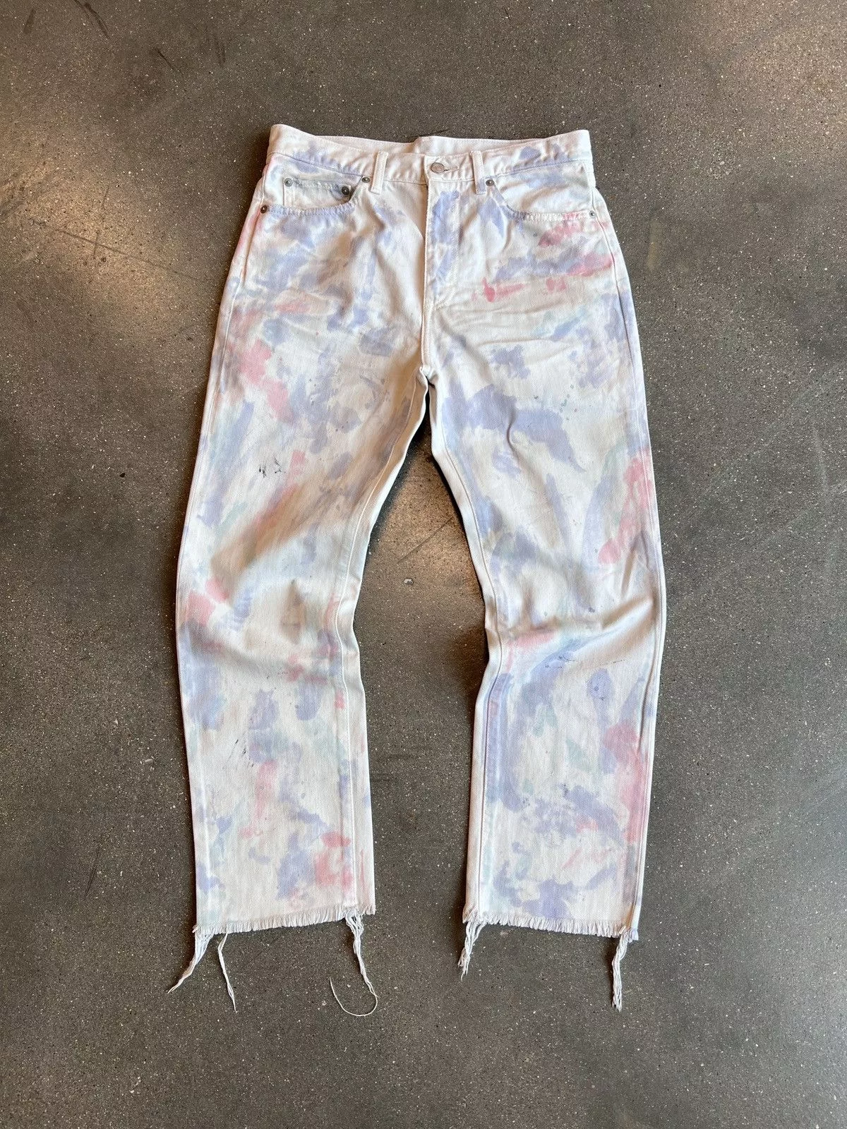 John Elliott Denim John Elliott John Elliot Watercolor Jeans White