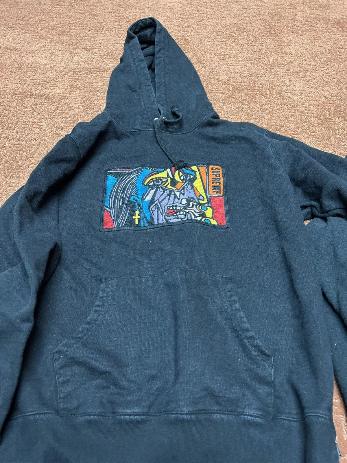 Supreme Sweatshirts Hoodies Supreme Chain Stitch Hoodie Black