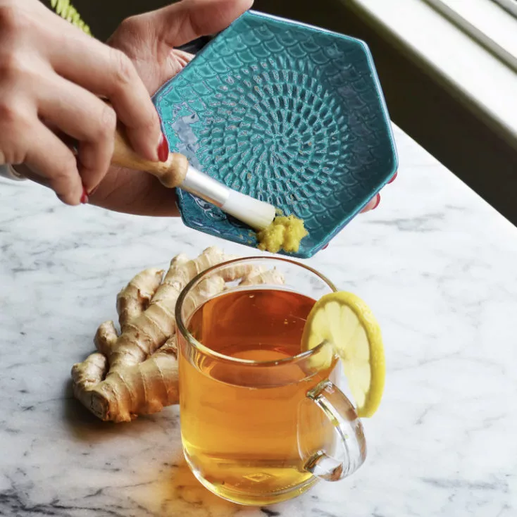 Turquoise Grate Plate