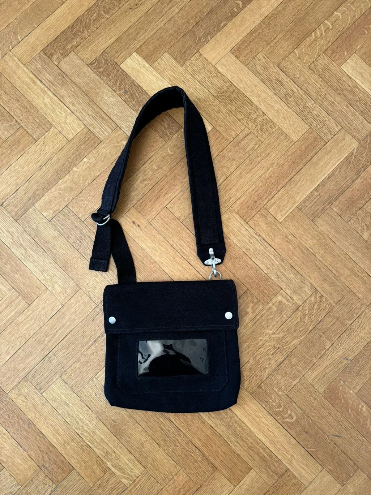 Raf Simons Bags Luggage RAF SIMONS EASTPAK black beggar’s bag SS18