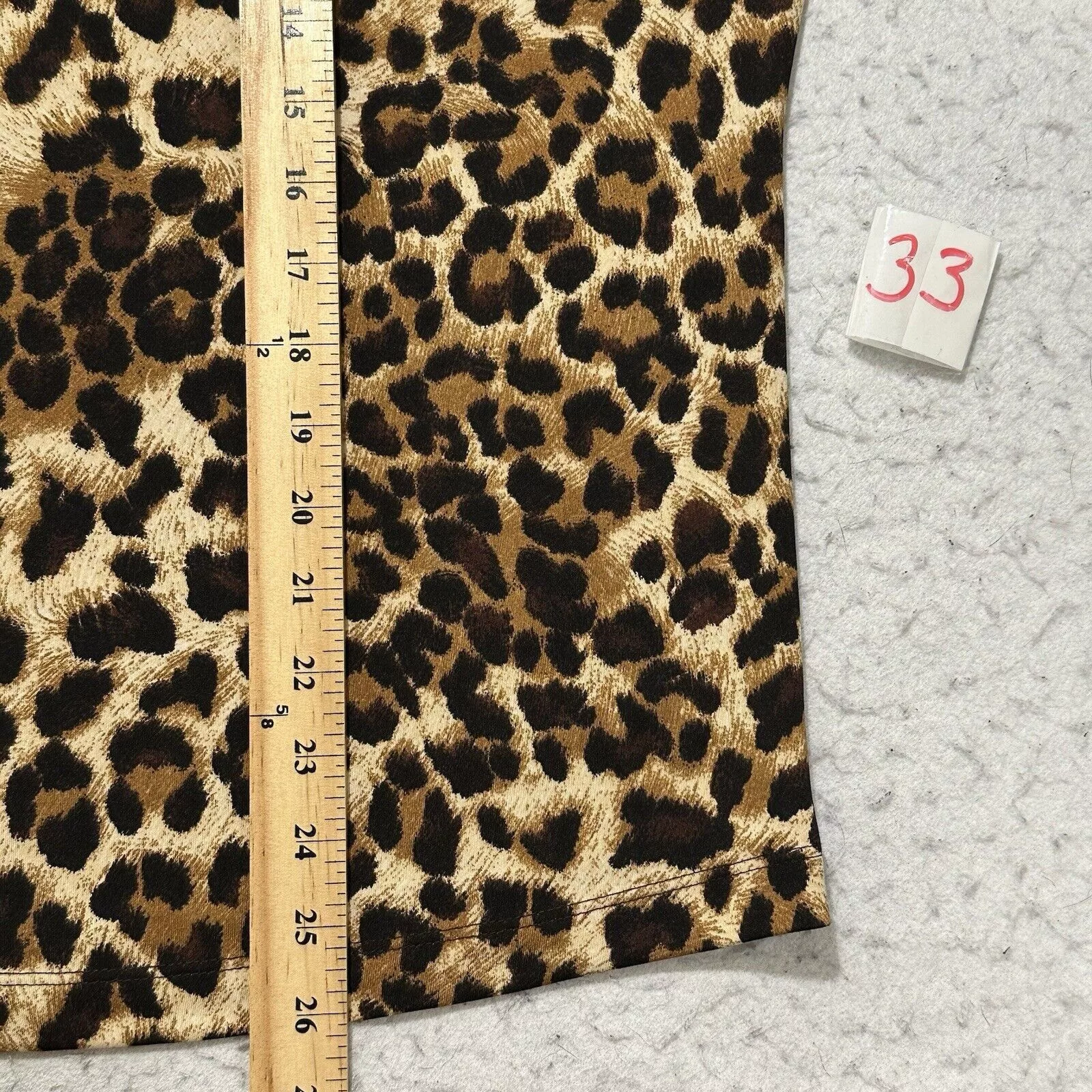 Chicos Blouses Chicos Large Brown Leopard Print Exposed Shoulder Blouse