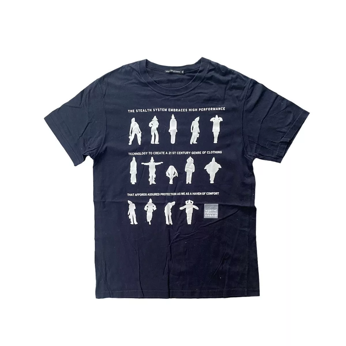 Marithe + Francois Girbaud Short Sleeve T Shirts Marithe + Francois Girbaud Girbaud Tshirt Black