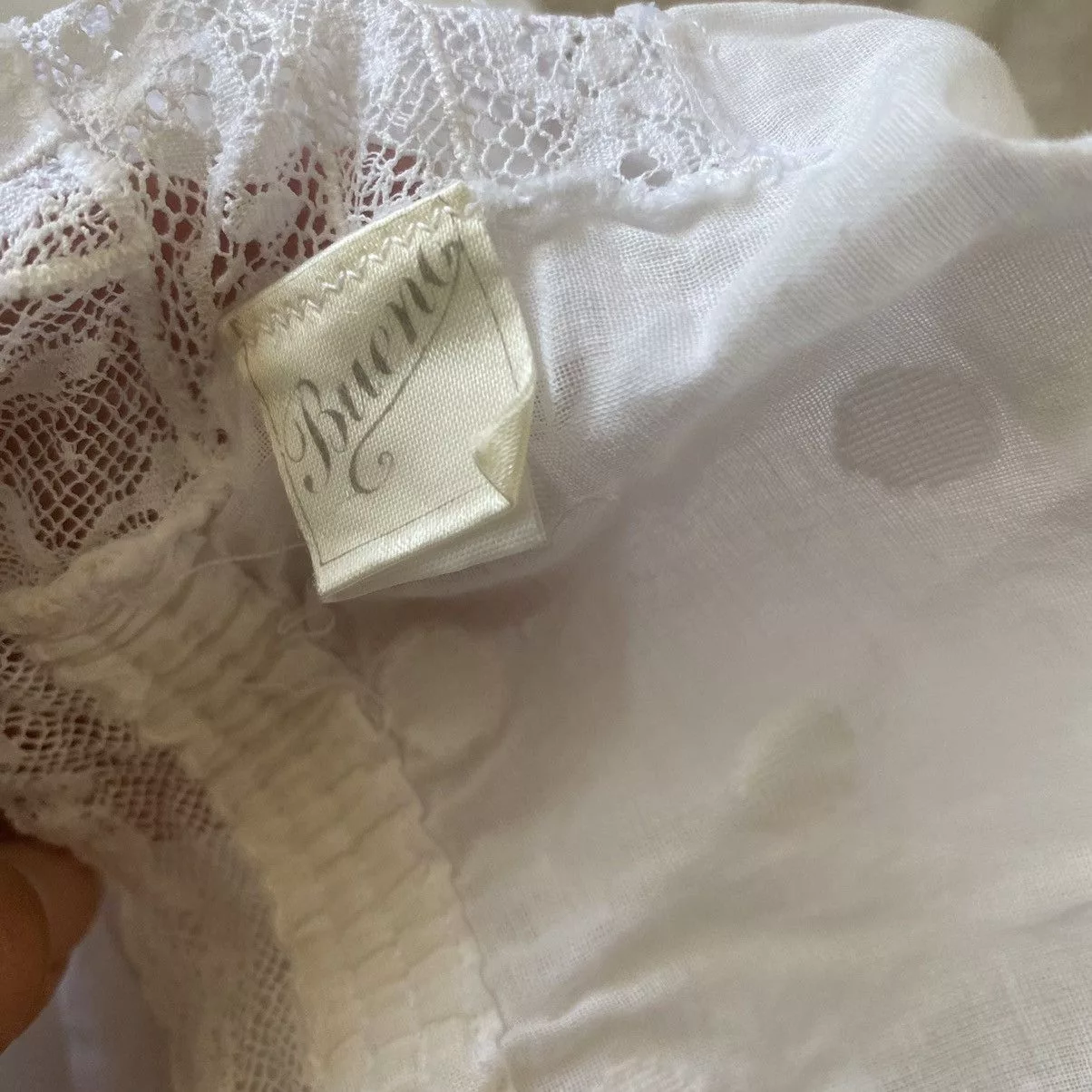 Other Socks Intimates Other Boho cotton nightgown White