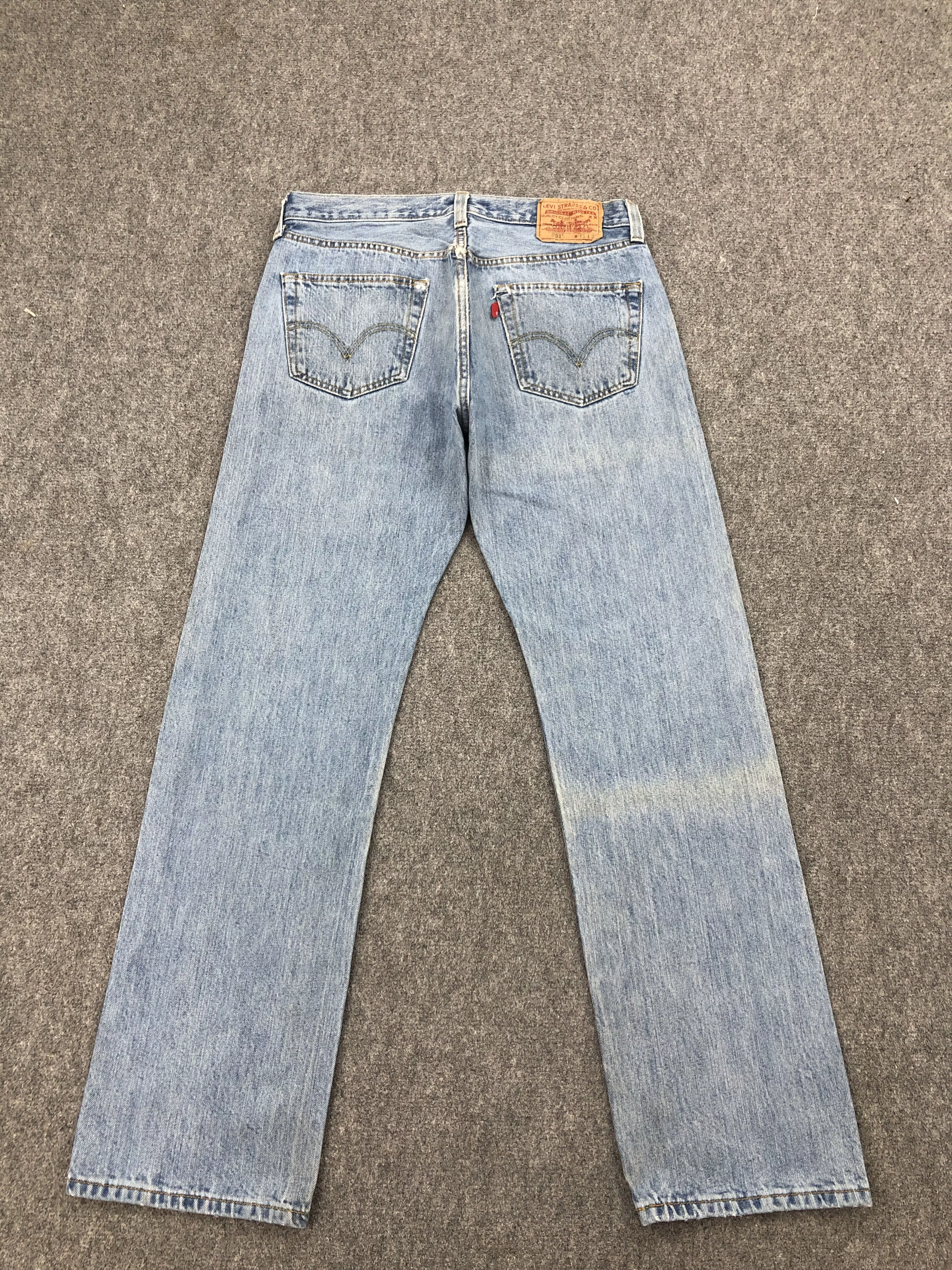 Levi's Denim Levi's × Vintage Vintage Levi's 501 Light Blue Washed Jeans
