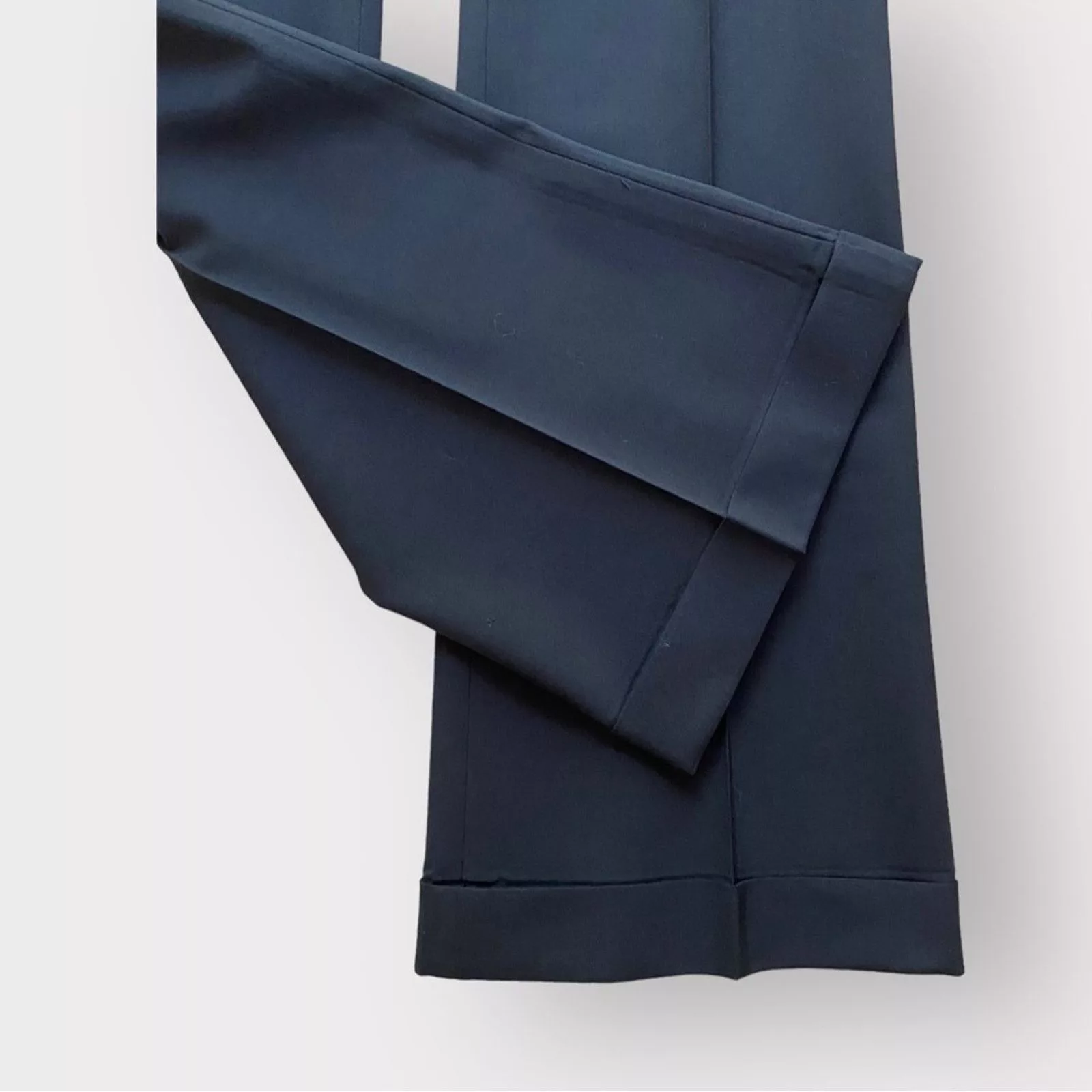 Theory Pants Theory Demitria 4 Stretch-Wool Flared Pants Black