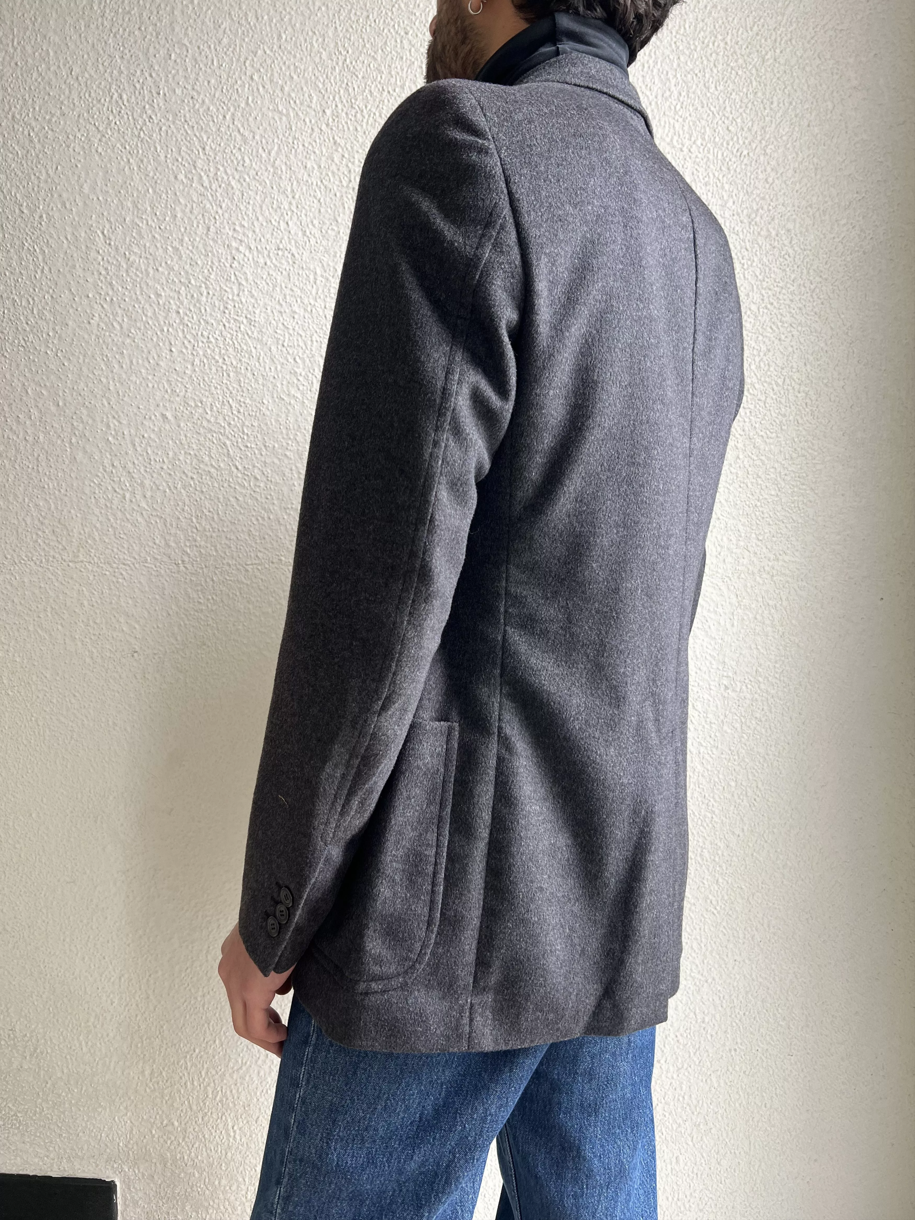Prada Blazers Prada tailored wool jacket Gray
