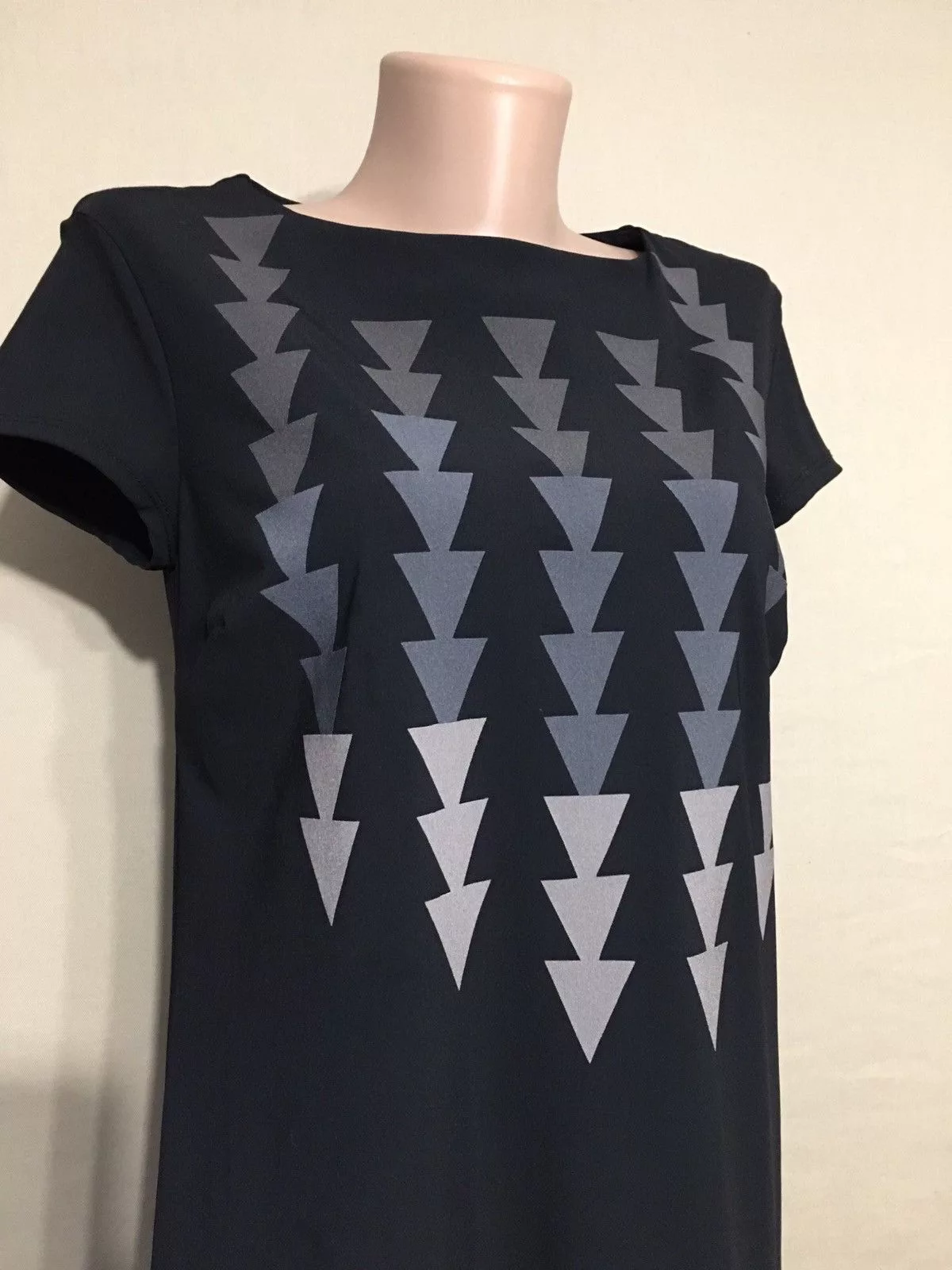 Marithe + Francois Girbaud Midi Dresses Marithe + Francois Girbaud Marithe Francois Girbaud Black Sign Design Dress IT42 US5
