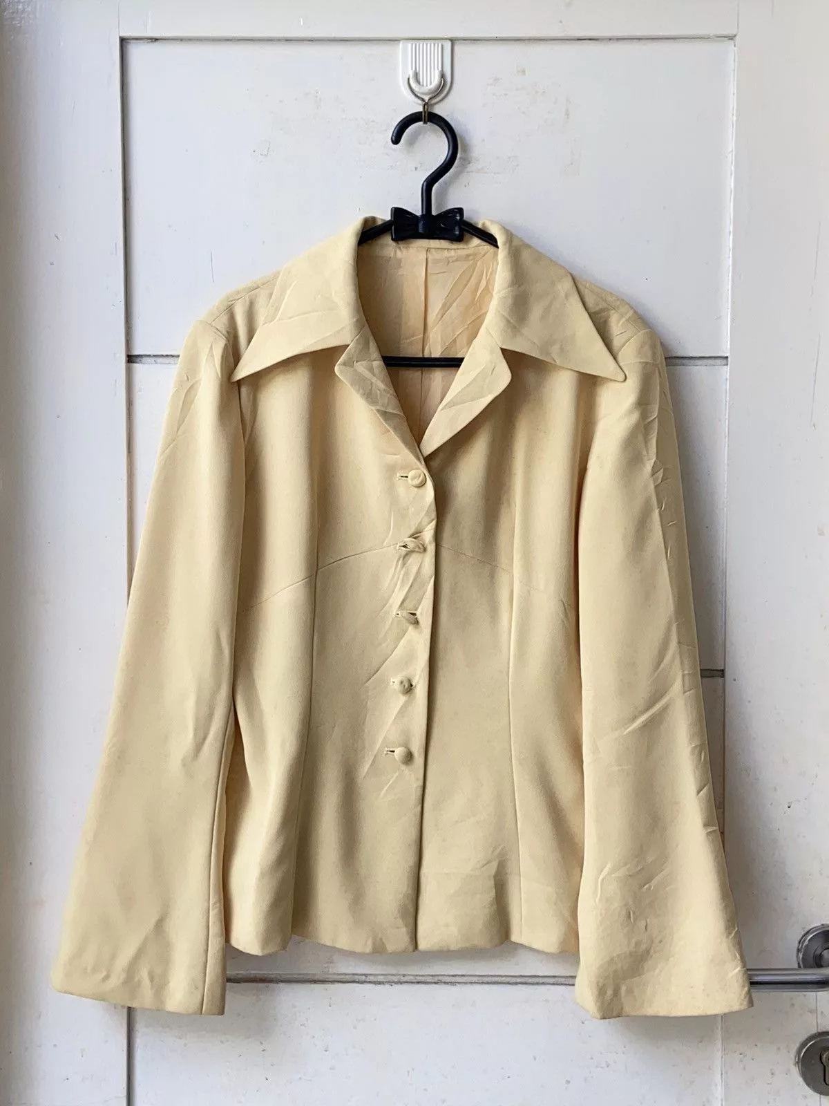 Designer Blazers Designer × Japanese Brand × Yohji Yamamoto YOHJI YAMAMOTO Yellow Blazer