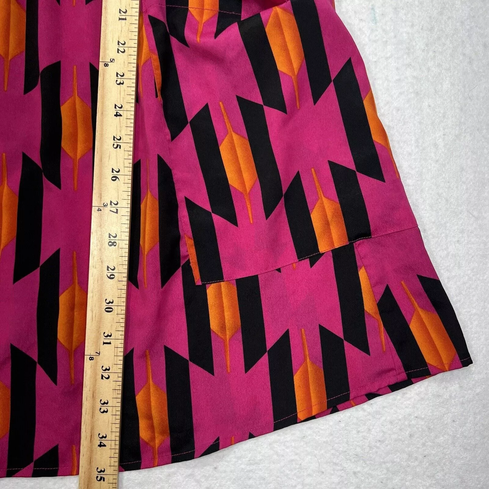 Other Mini Dresses Other Allen B by Allen Schwartz 8 Pink & Orange A-Line Dress