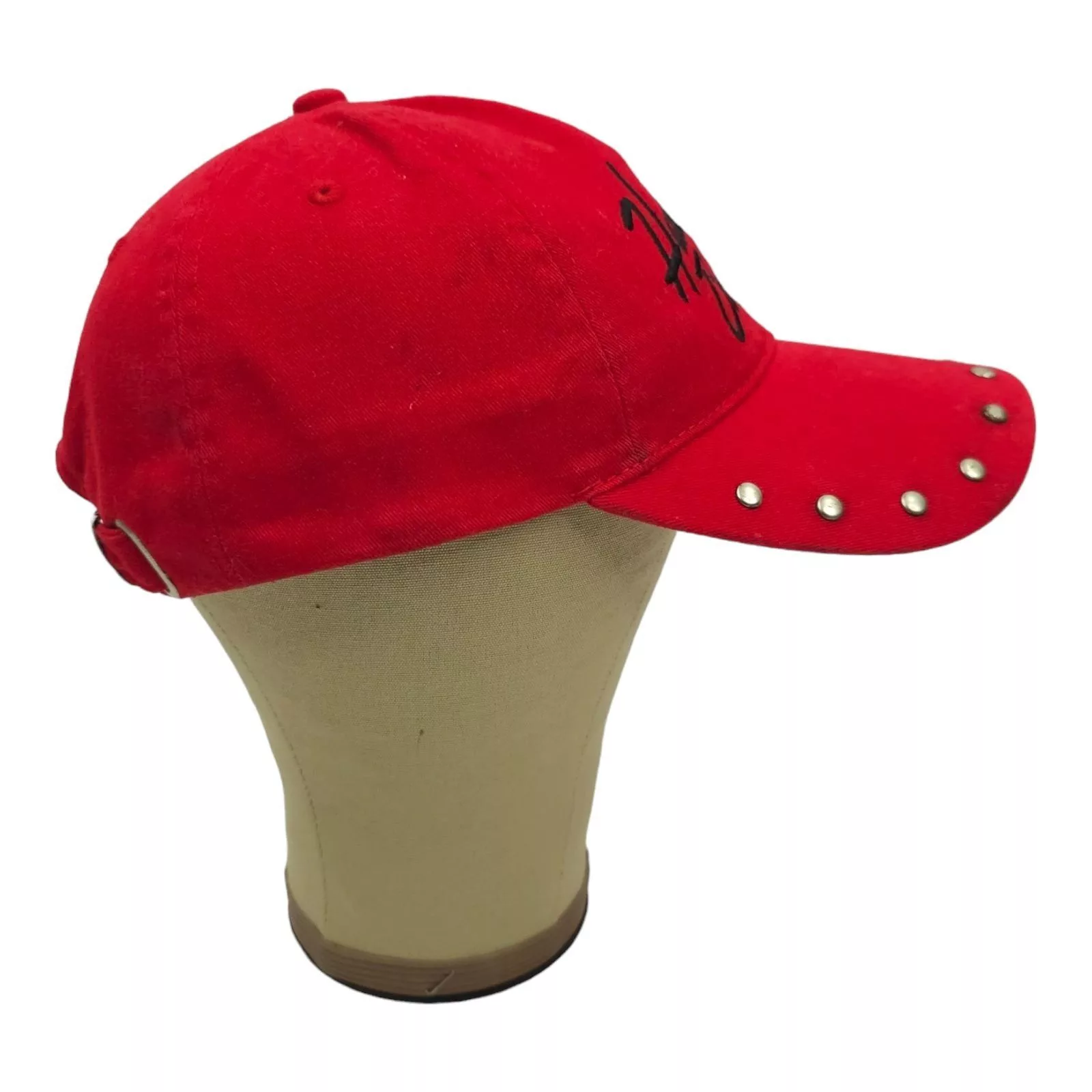 Harley Davidson Hats Harley Davidson Embroidered Red Adjustable Tuck Strap Cap
