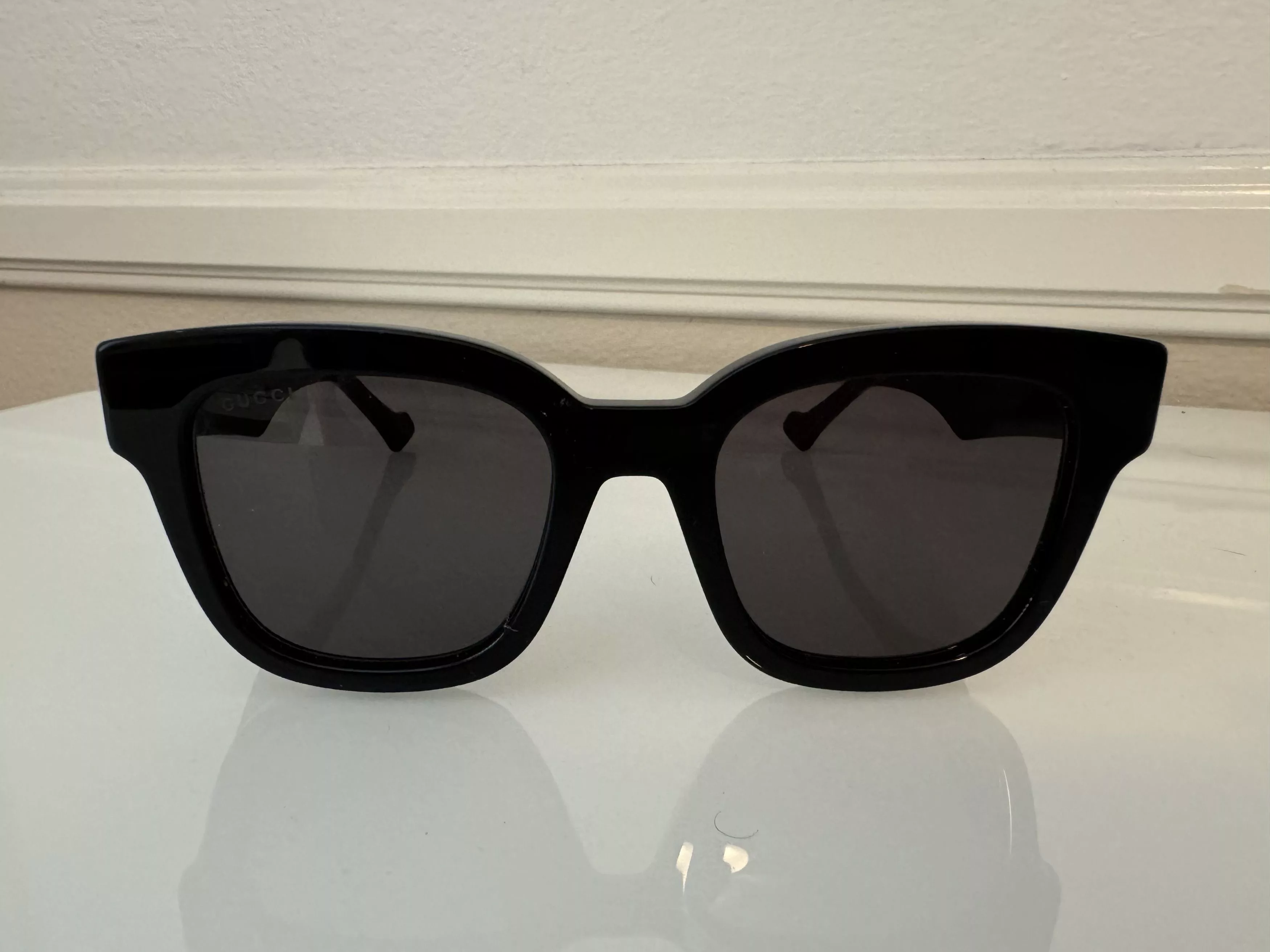 Gucci Glasses Gucci Oversized Sunglasses Black