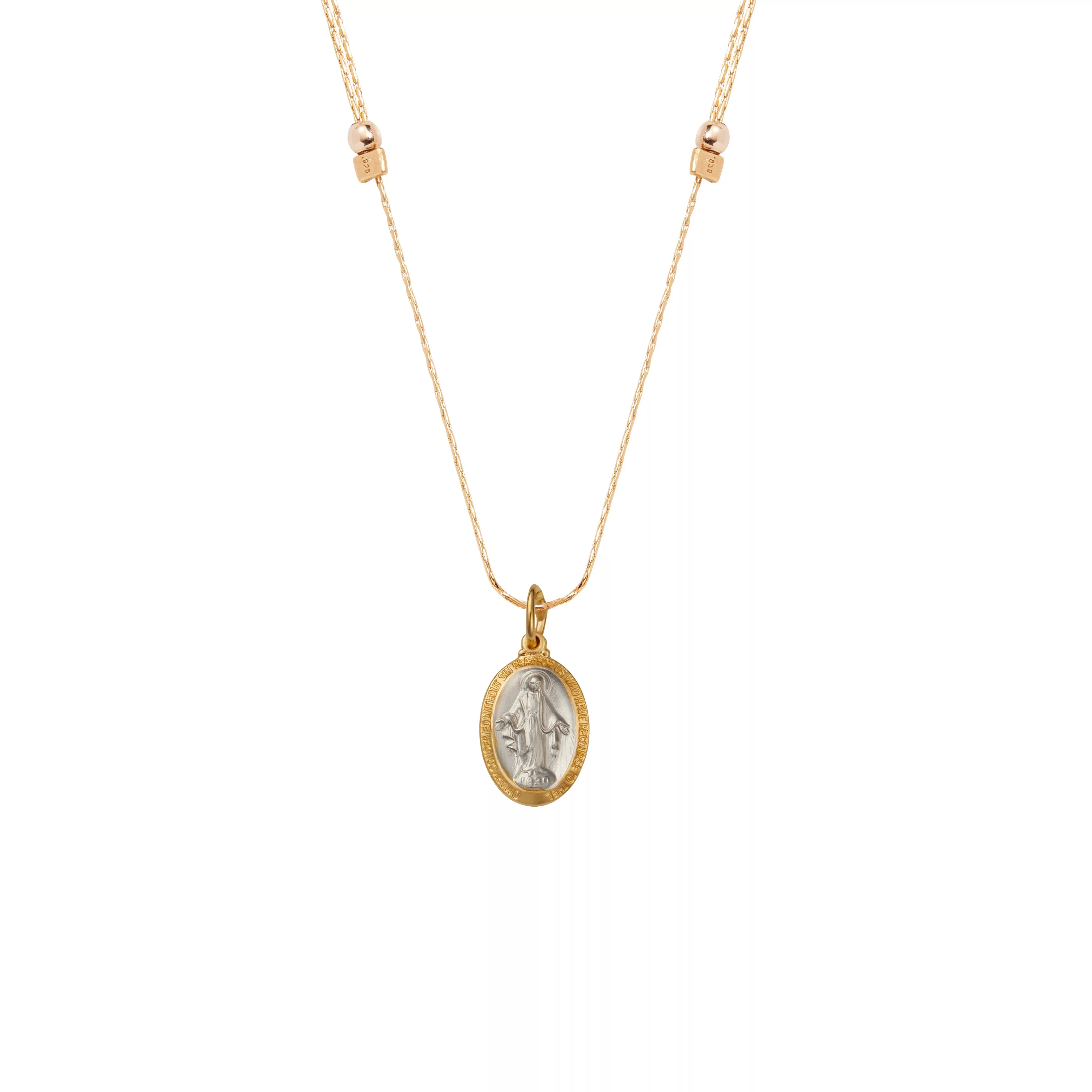 Mother Mary Chain Slider Necklace