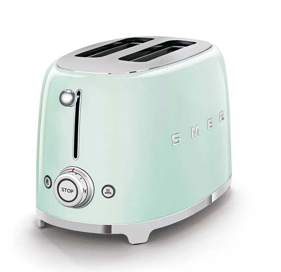 Pastel Green 2 Slice Toaster
