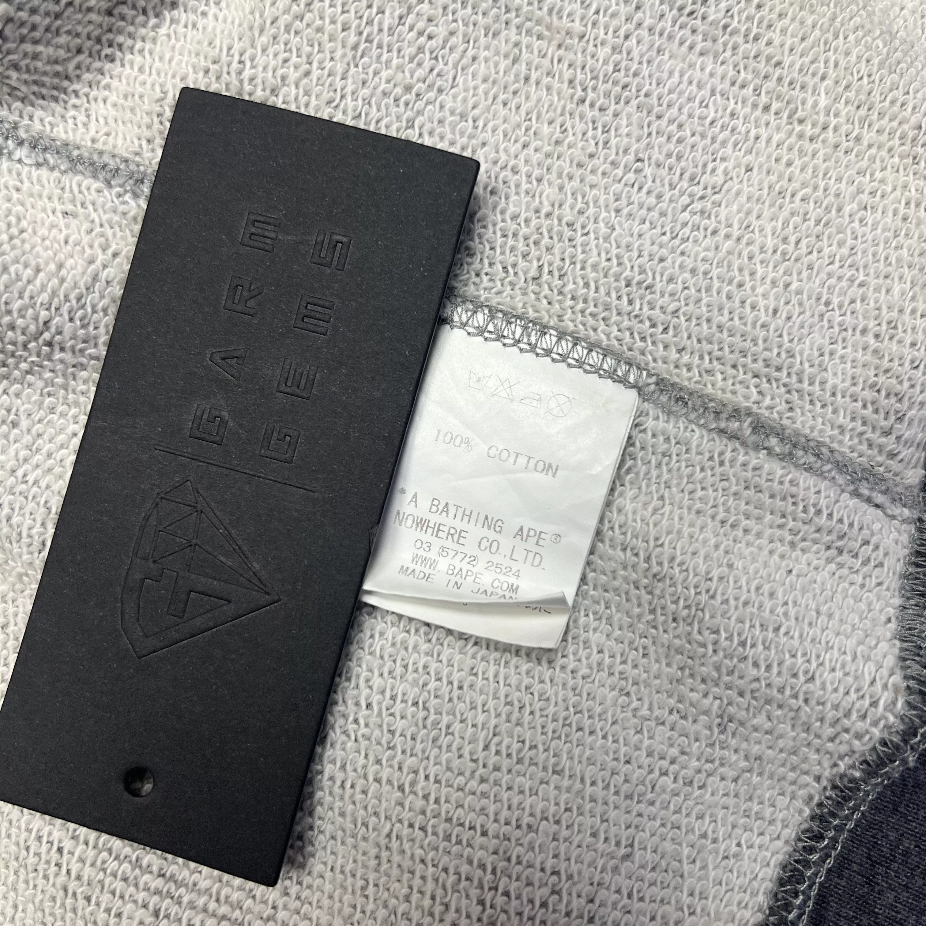 Bape Sweatshirts Bape College Crewneck Gray