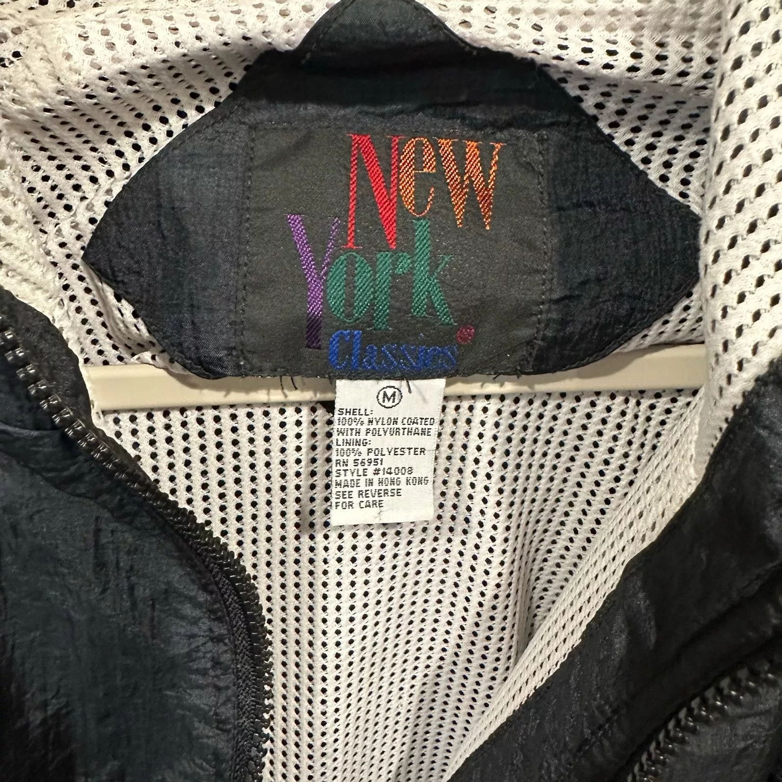 Other Jackets Other Vintage New York Classics WIndbreaker - sz M Black