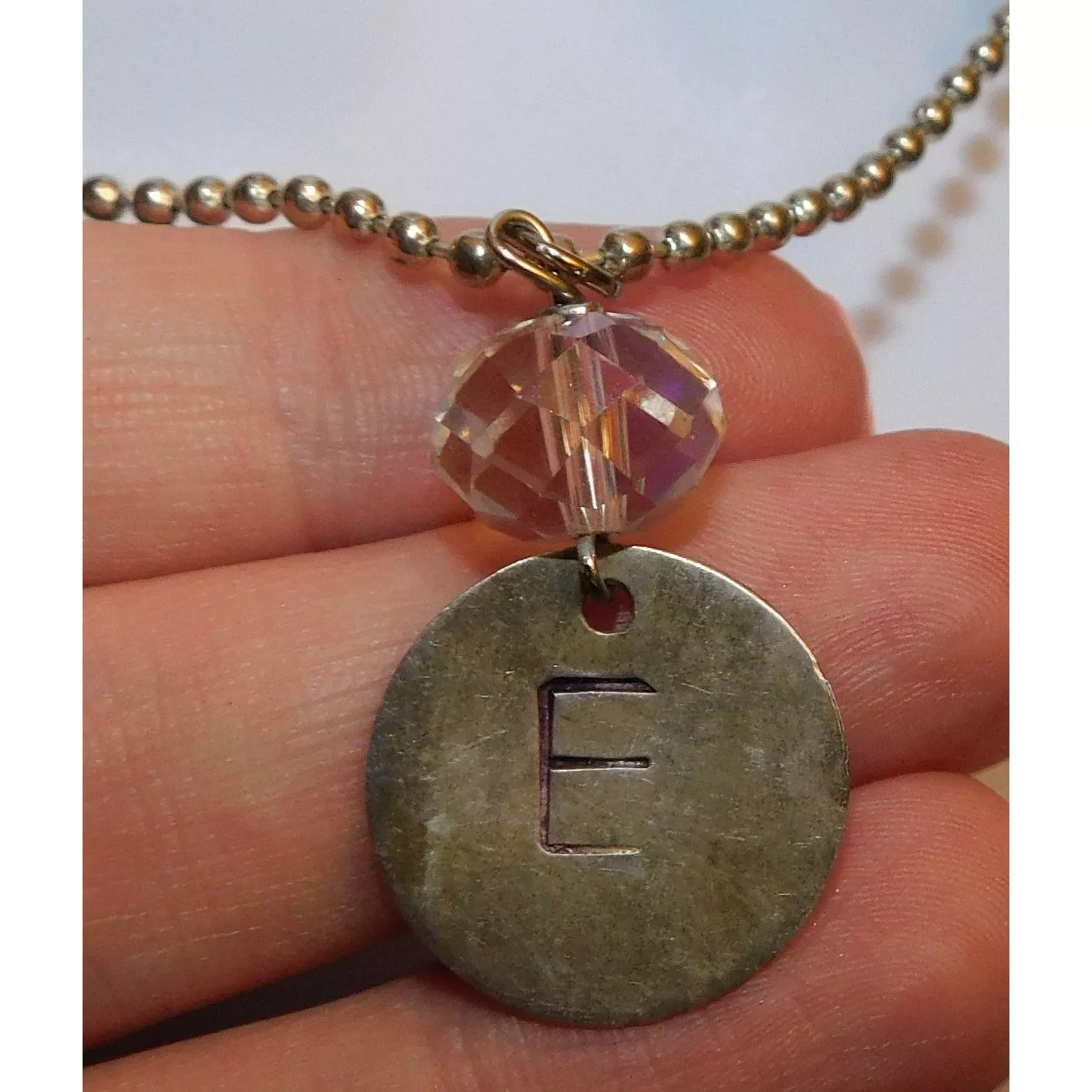 Other Necklaces Other Sterling Silver E Necklace