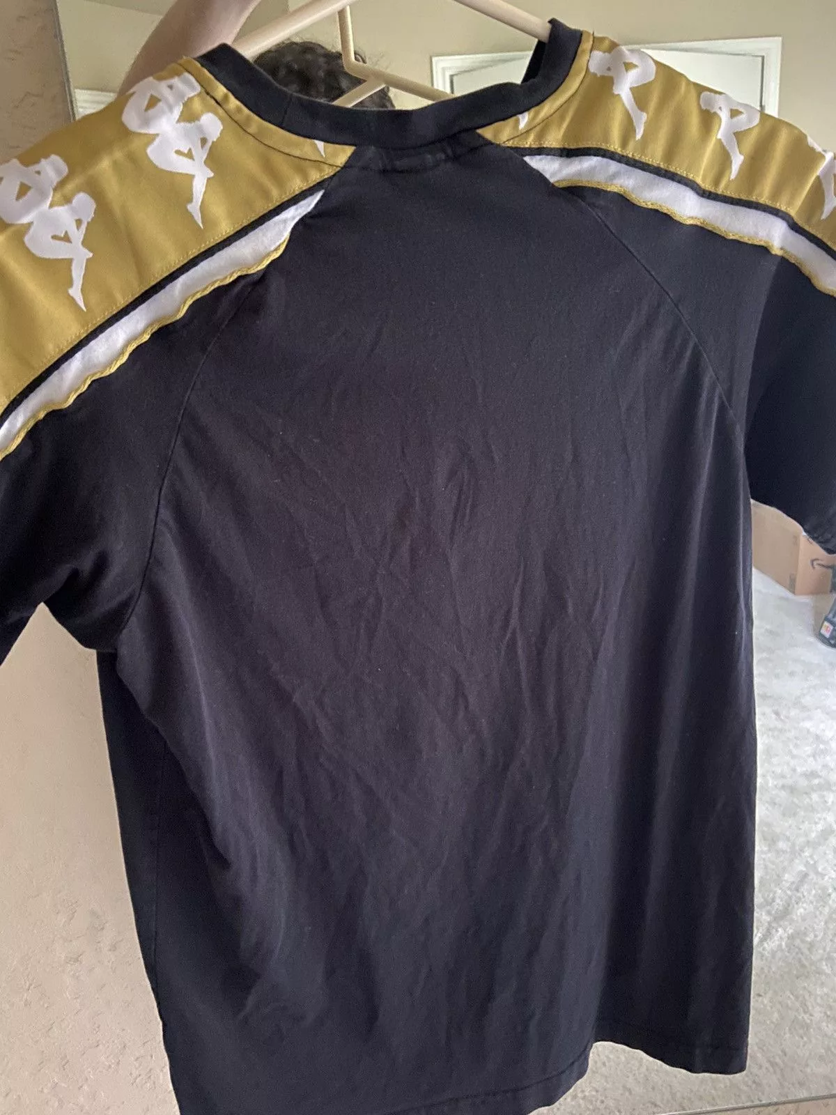 Kappa Short Sleeve T Shirts Kappa Tee Black
