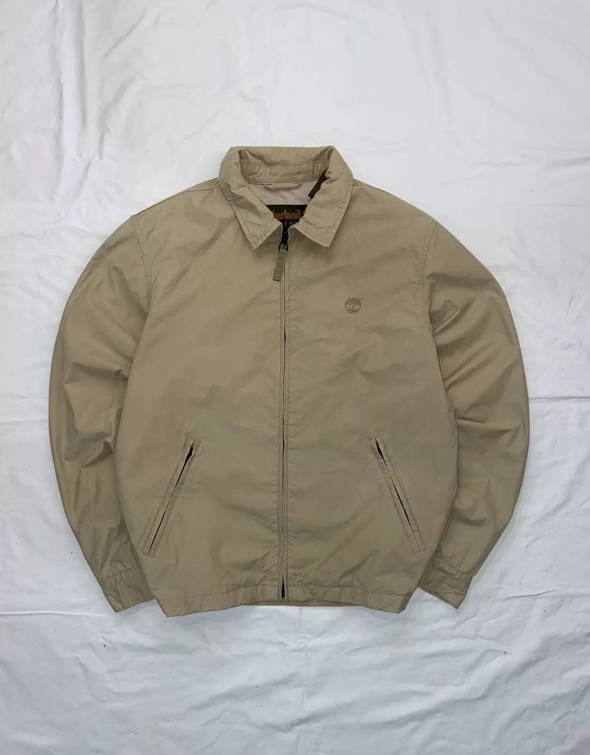 Timberland Light Jackets Timberland × Vintage VINTAGE TIMBERLAND ZIP UP JACKET Y2K LUXURY OLD MONEY JAPANE Beige Streetwear