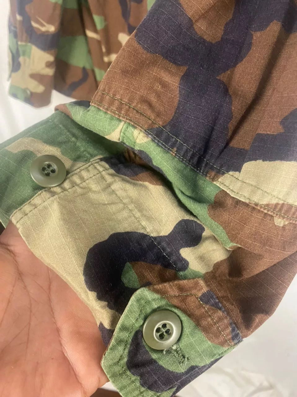 Vintage Light Jackets Vintage us army woodland button up jacket Multi