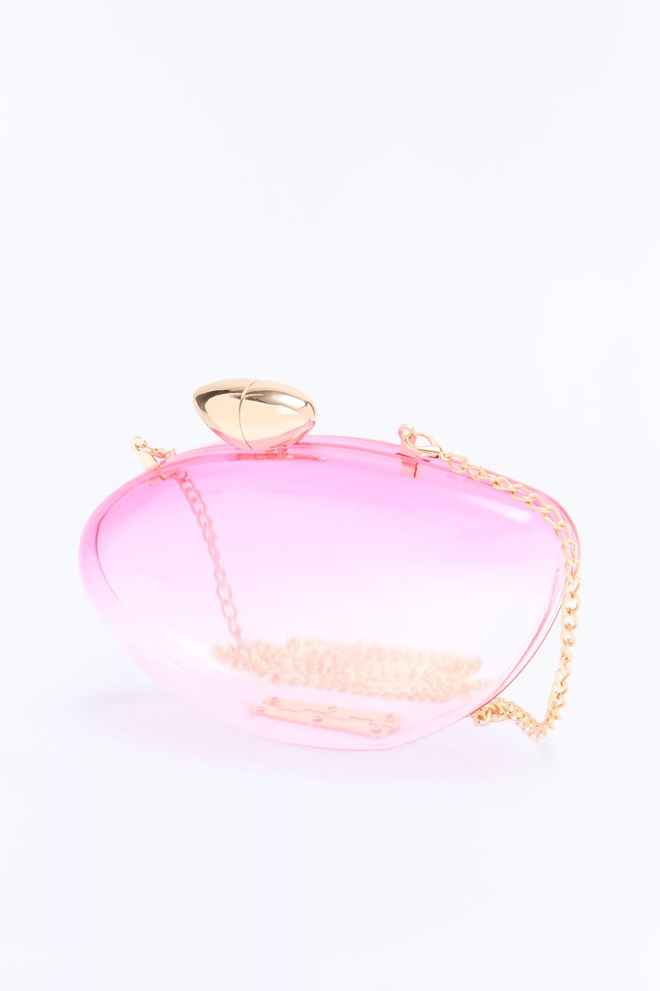 Clear As Day Clutch - Pink