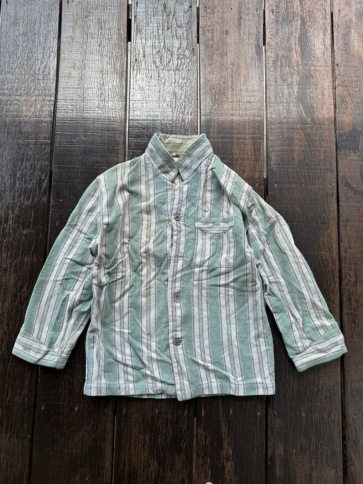 Celine Long Sleeve T Shirts Celine × Vintage Vintage Celine long sleeve Green Streetwear