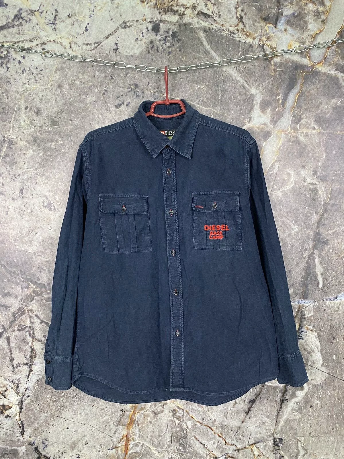 Diesel Shirts Button Ups Diesel × Vintage Men’s Diesel Button Down Shirt Vintage Size Large Multi Luxury