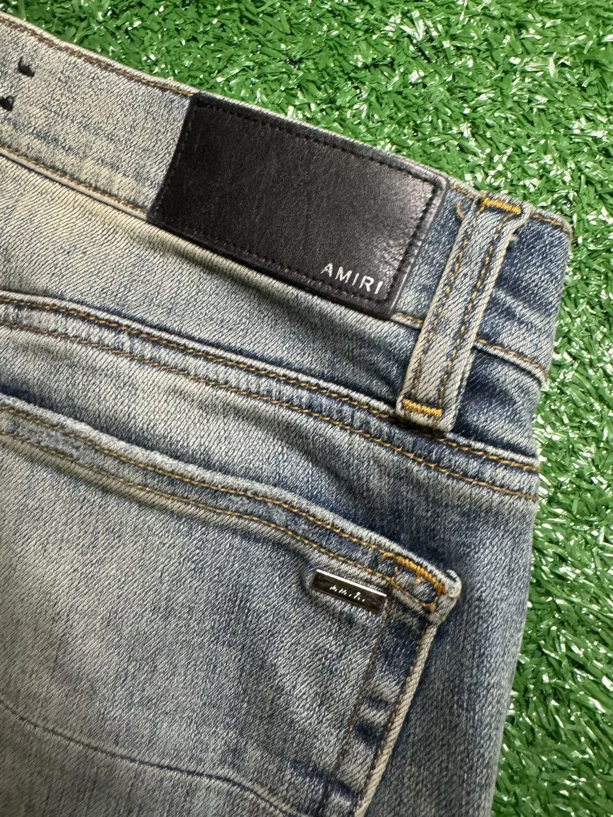 Amiri Denim Amiri MX1 Blue
