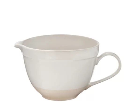 White Bowl With Handle