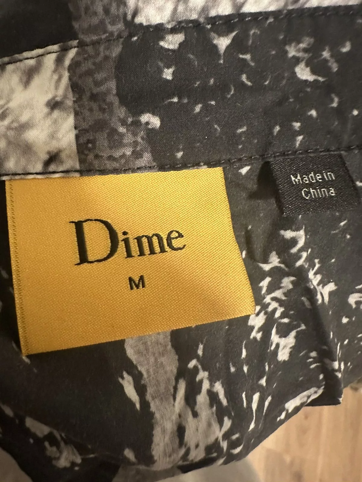 Dime Shirts Button Ups Dime Concrete Secret Button Up Shirt Multi