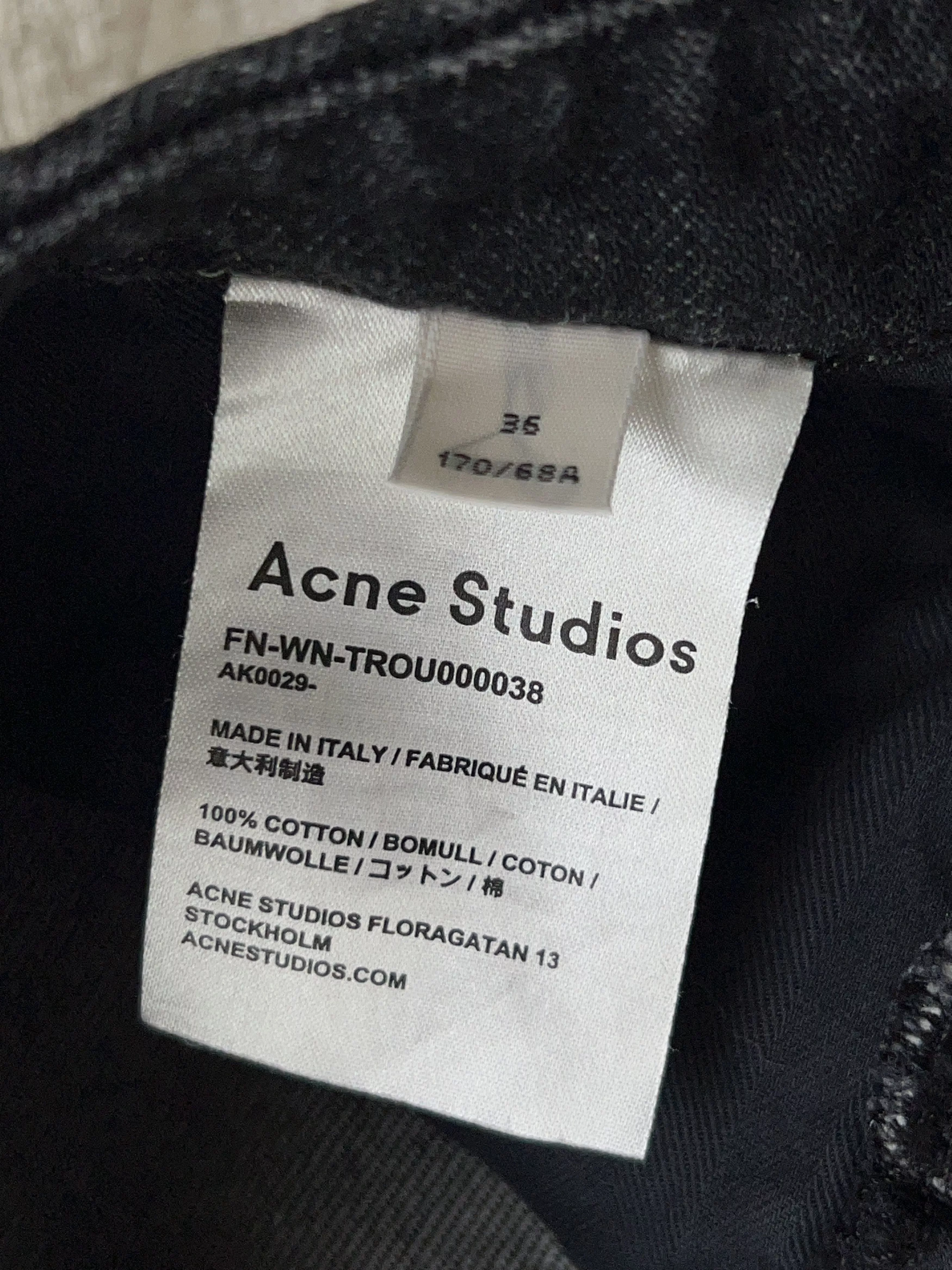 Acne Studios Jeans Acne Studios Womens Flared Jeans Denim Pants Size 36 US 8 UK 4 IT 42 XS-S Black Luxury