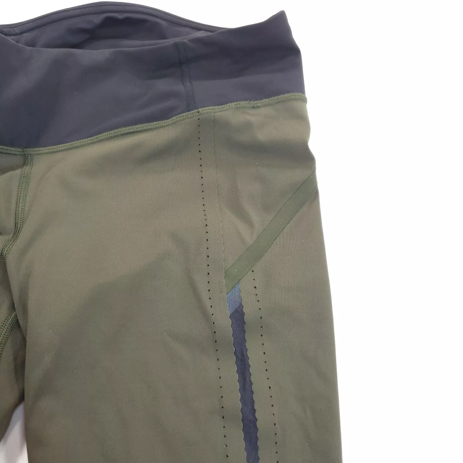 Lululemon Leggings Lululemon Athletic Yoga Leggings Womens Size 4 Green Black