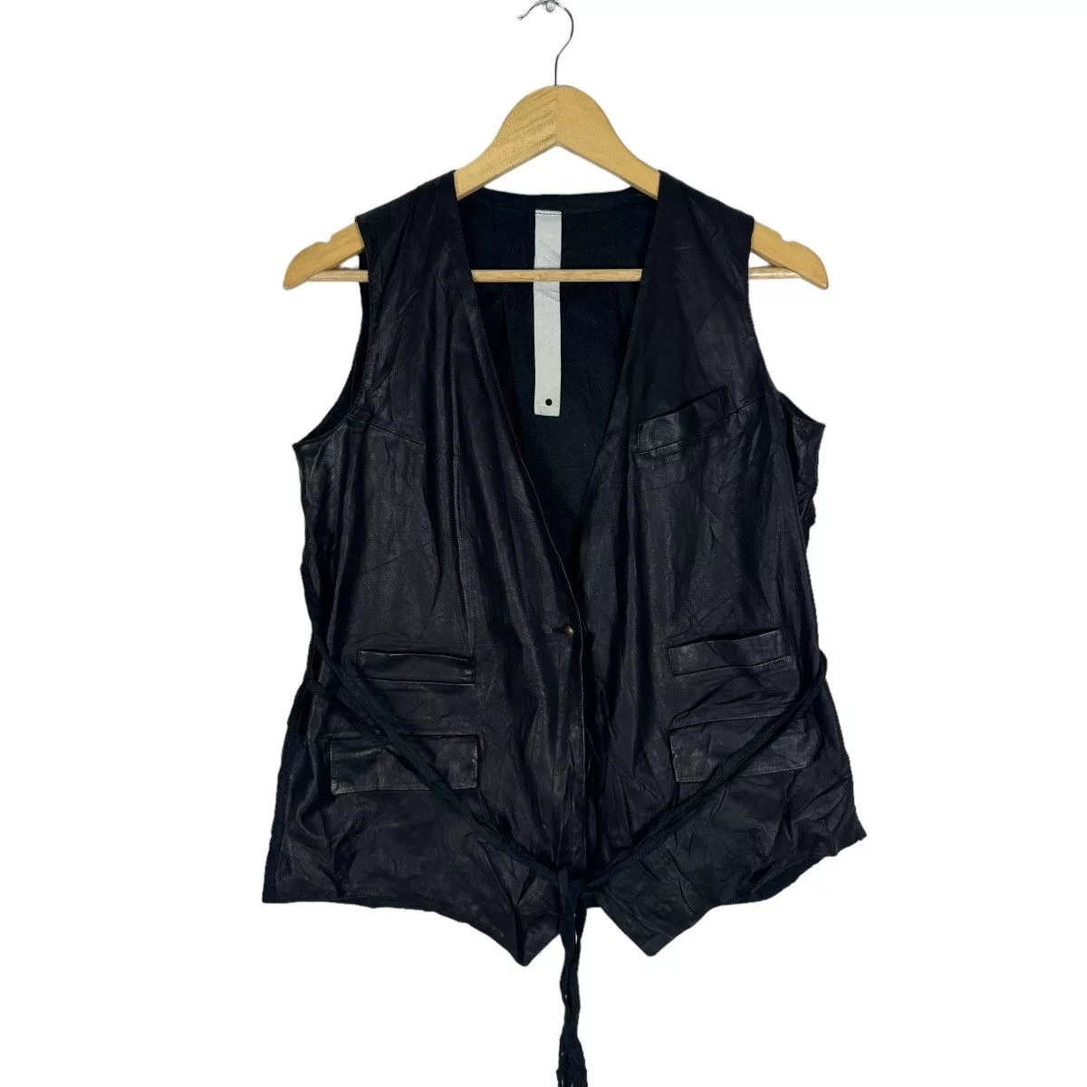 Isaac Sellam Experience Vests 🔥ISAAC SELLAM EXPERIENCE LAMBSKIN BLACK VEST