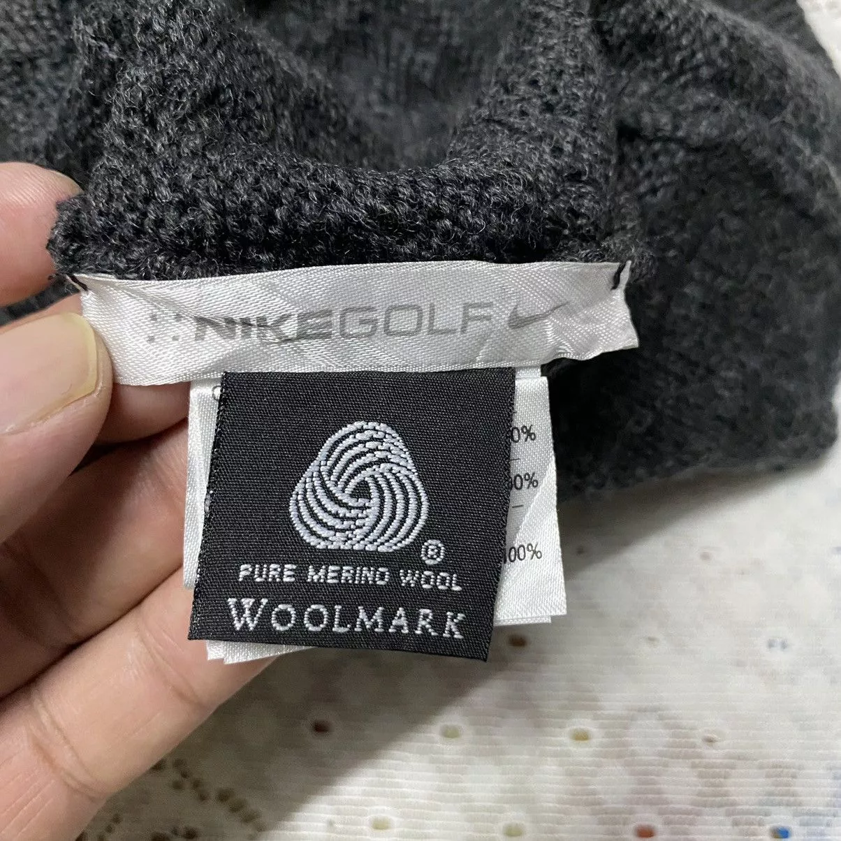 Nike Hats Nike Golf Small Logo Beanie Hat Gray