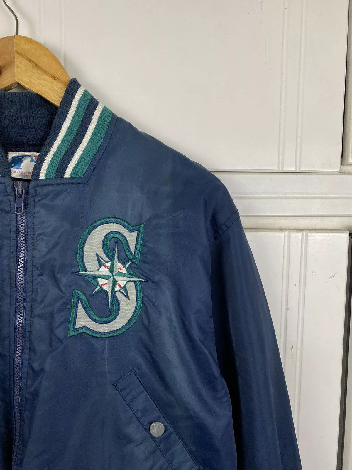 MLB Bombers MLB × Vintage Vintage MLB Bomber Jacket Mariners Blue