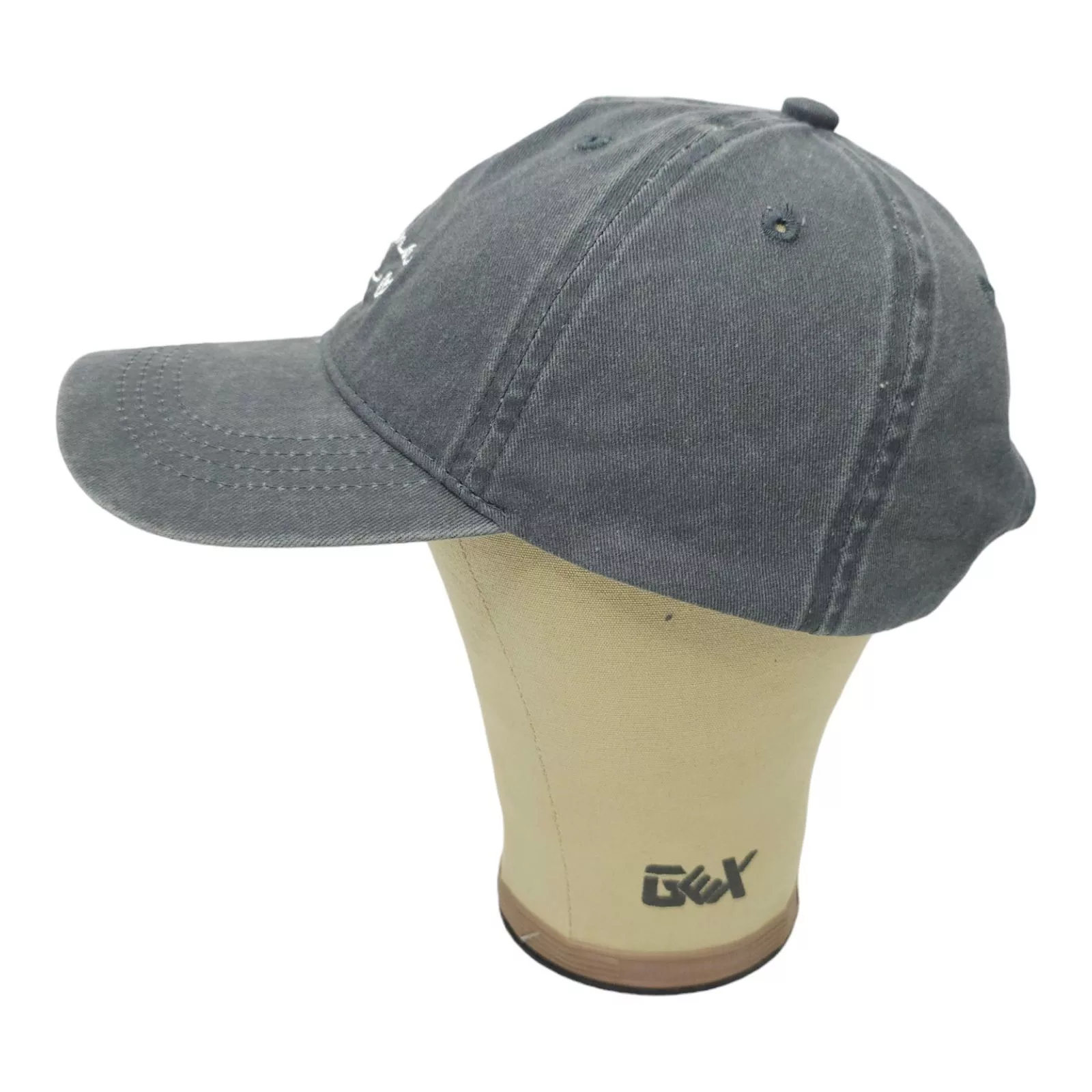 Other Hats Other Mama Bear Embroidered Adjustable Tuck Strap Cap Hat Gray