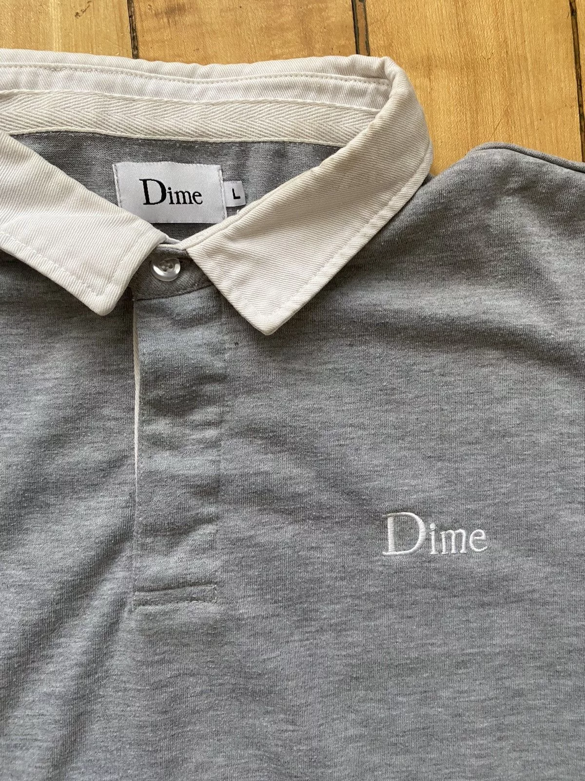 Dime Polos Dime Longsleeve Polo Gray