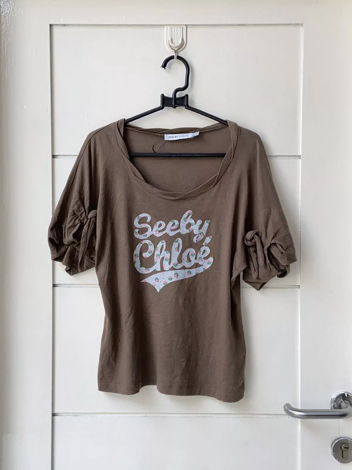 See by Chloe Short Sleeve T Shirts SEE BY CHLOE Brown T-Shirt