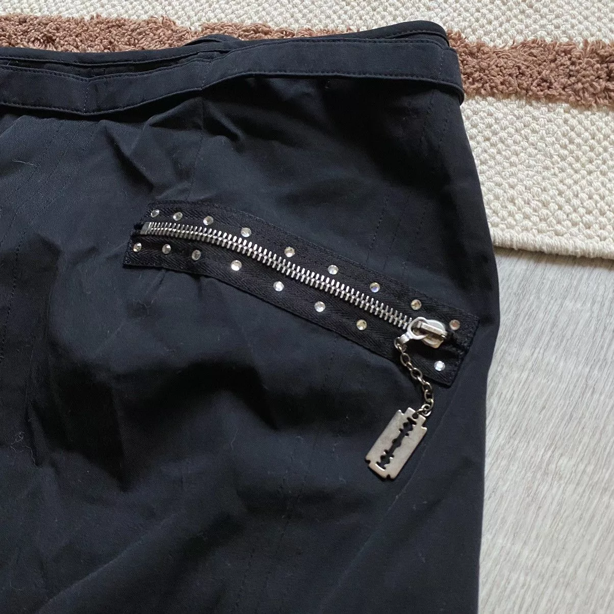 John Richmond Mini Skirts JOHN RICHMOND Y2K AUTHENTIC MINI SKIRT Black