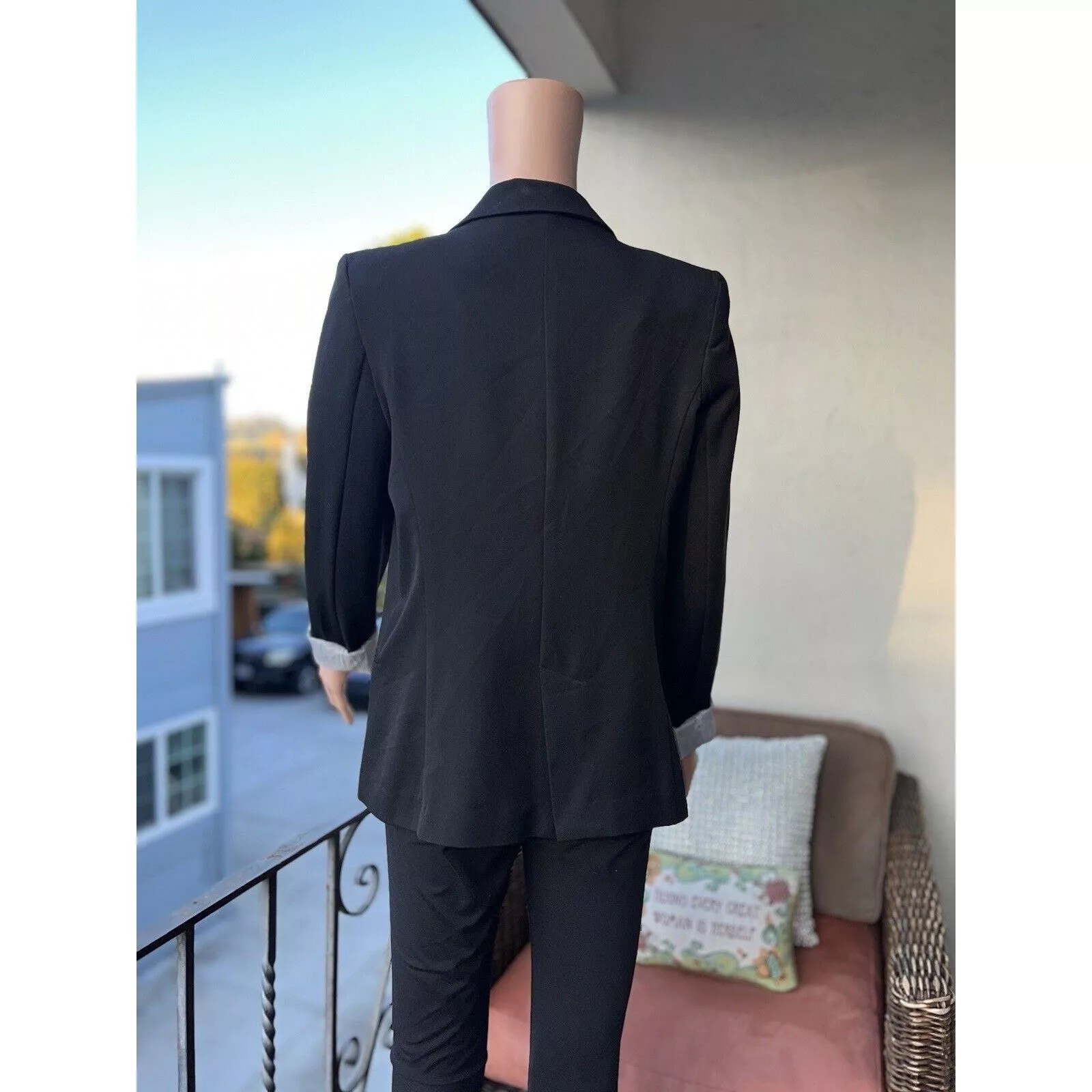 Other Jackets Other Ambiance Women's Long Sleeve Formal Cocktail Blazer Medium Black