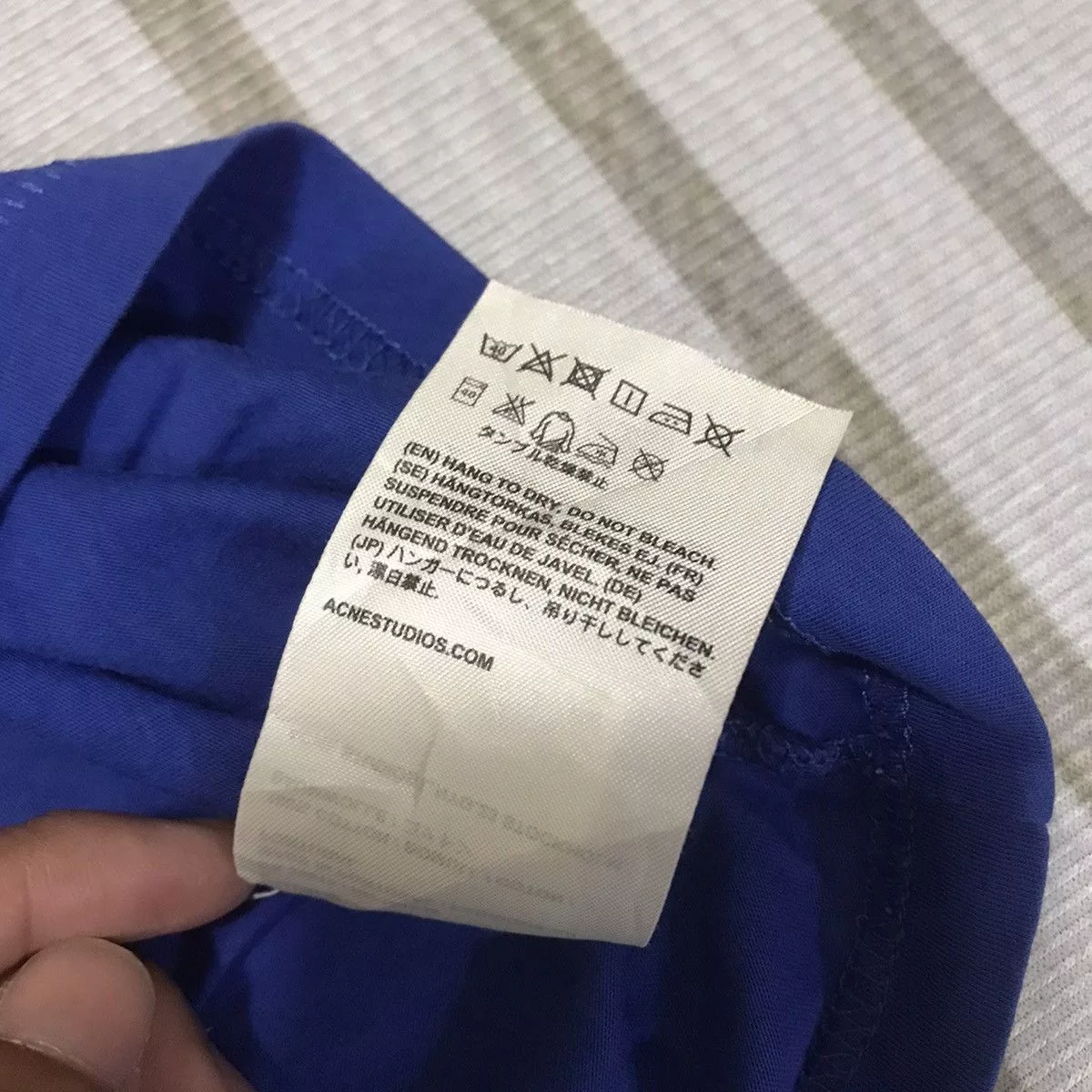 Acne Studios Short Sleeve T Shirts ACNE STUDIOS PSS14 TEE Blue
