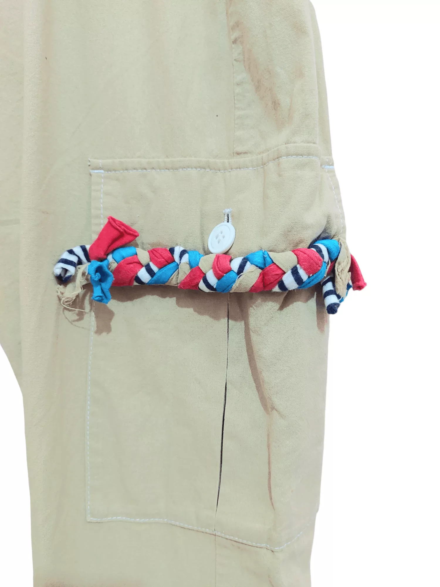 Issey Miyake Sweatpants Joggers Issey Miyake × Ne-Net Ne-Net Lightweight Thin Cotton High Rise by Issey Miyake Pink Vintage