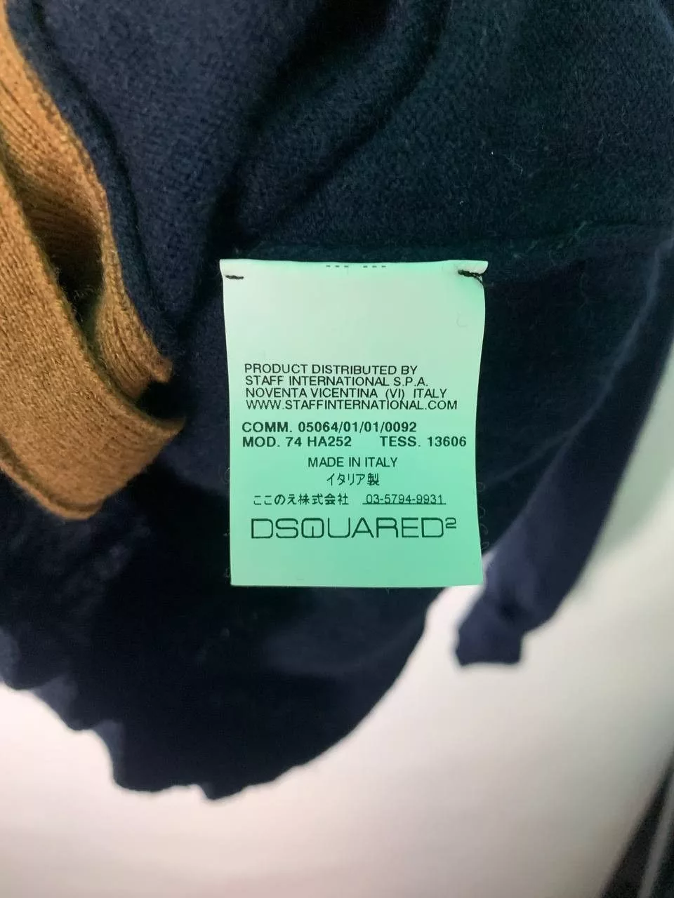 Dsquared2 Sweaters Knitwear Dsquared2 × Vintage Vintage streetwear luxury Wool Cardigan Dsquared Size s Blue