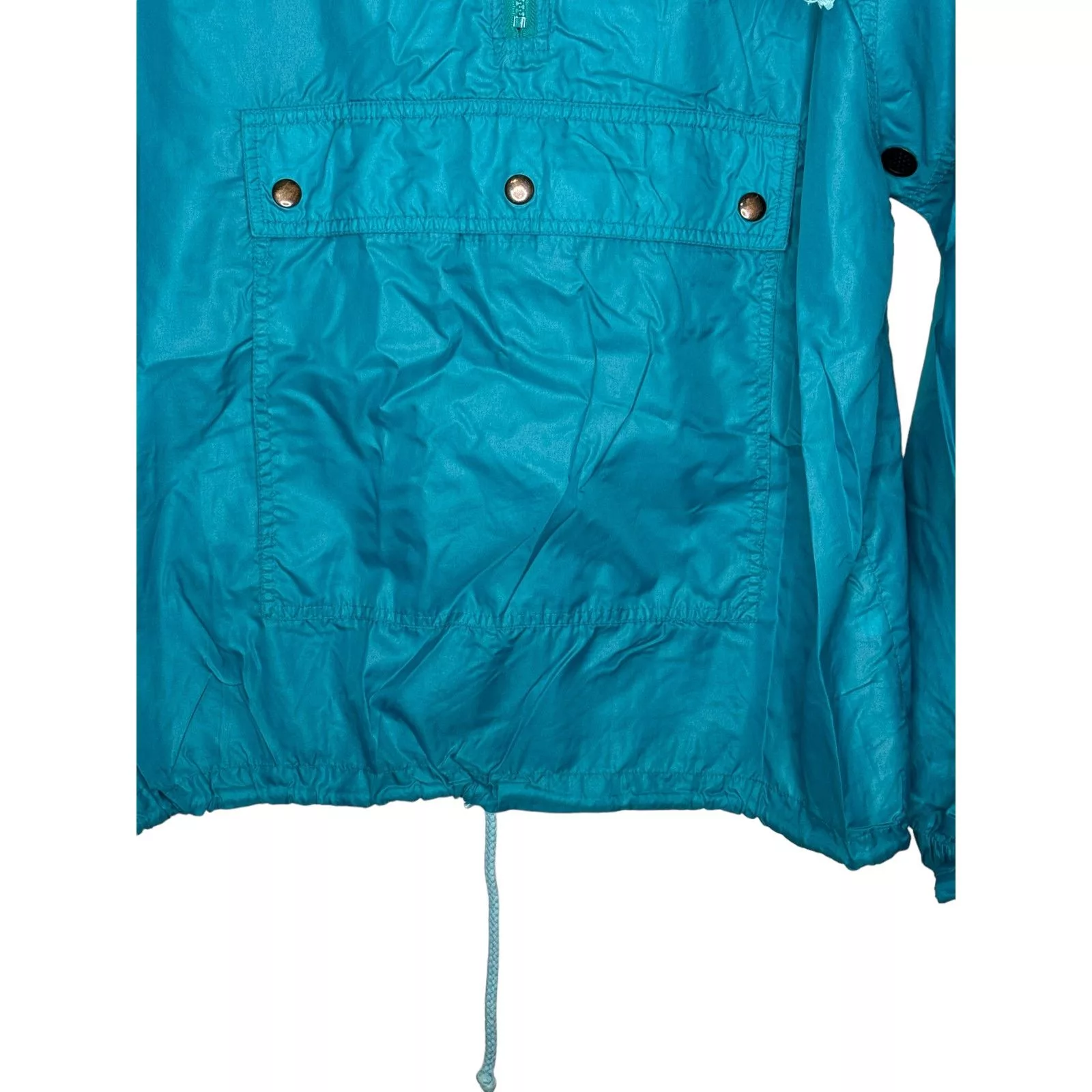 Izod Light Jackets Izod Lacoste Men's Jacket Vintage Hooded Windbreaker Medium Blue
